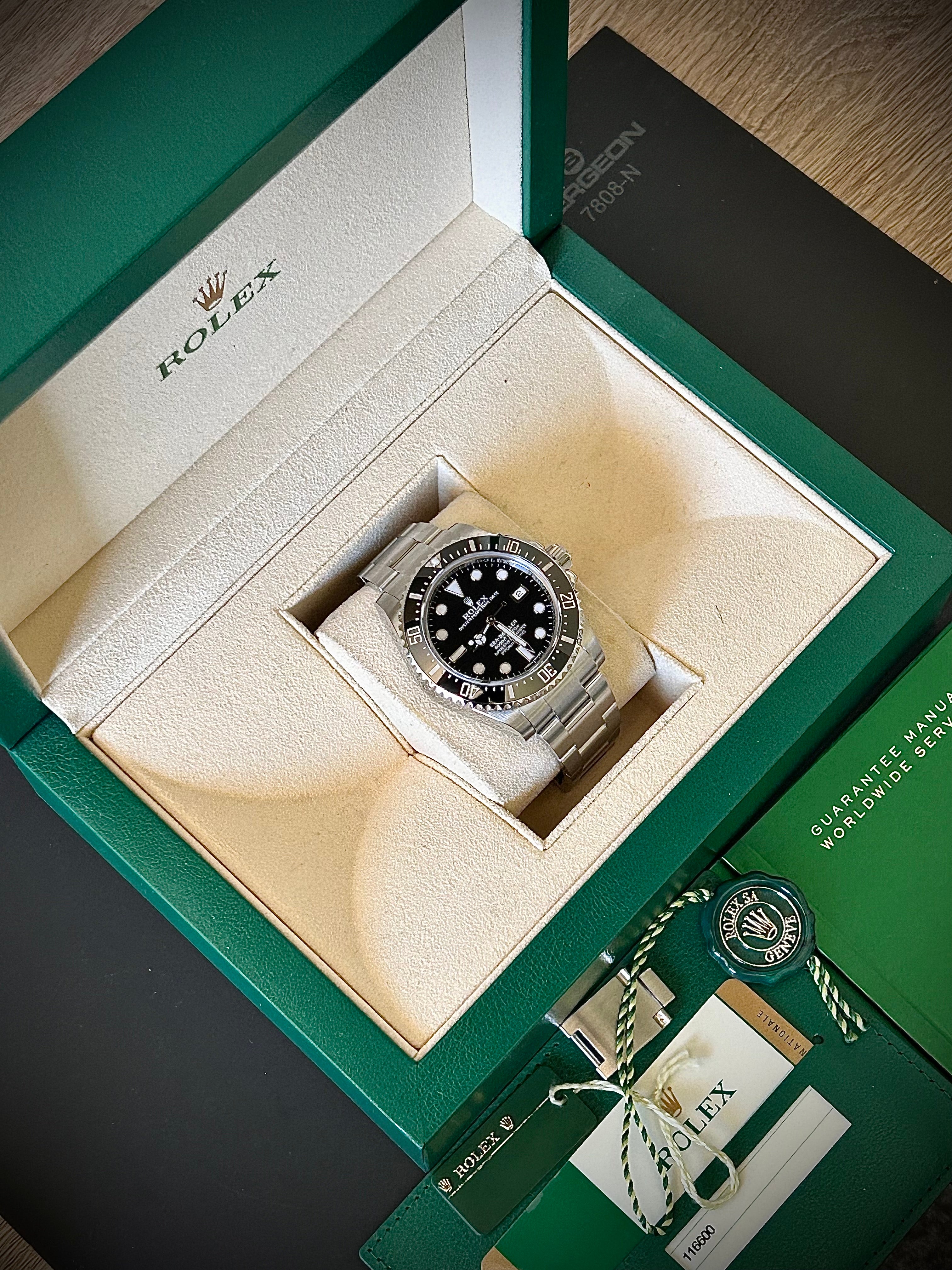 2016 ROLEX SEA-DWELLER 4000, 116600, FULL SET, INC GST