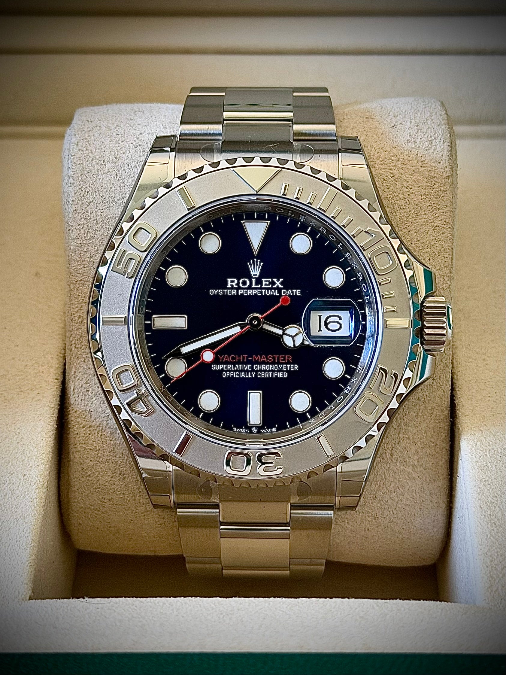 2026 ROLEX YACHT-MASTER 40, 126622, BLUE DIAL, BRAND NEW, FULLY STICKERED, FULL SET, INC GST