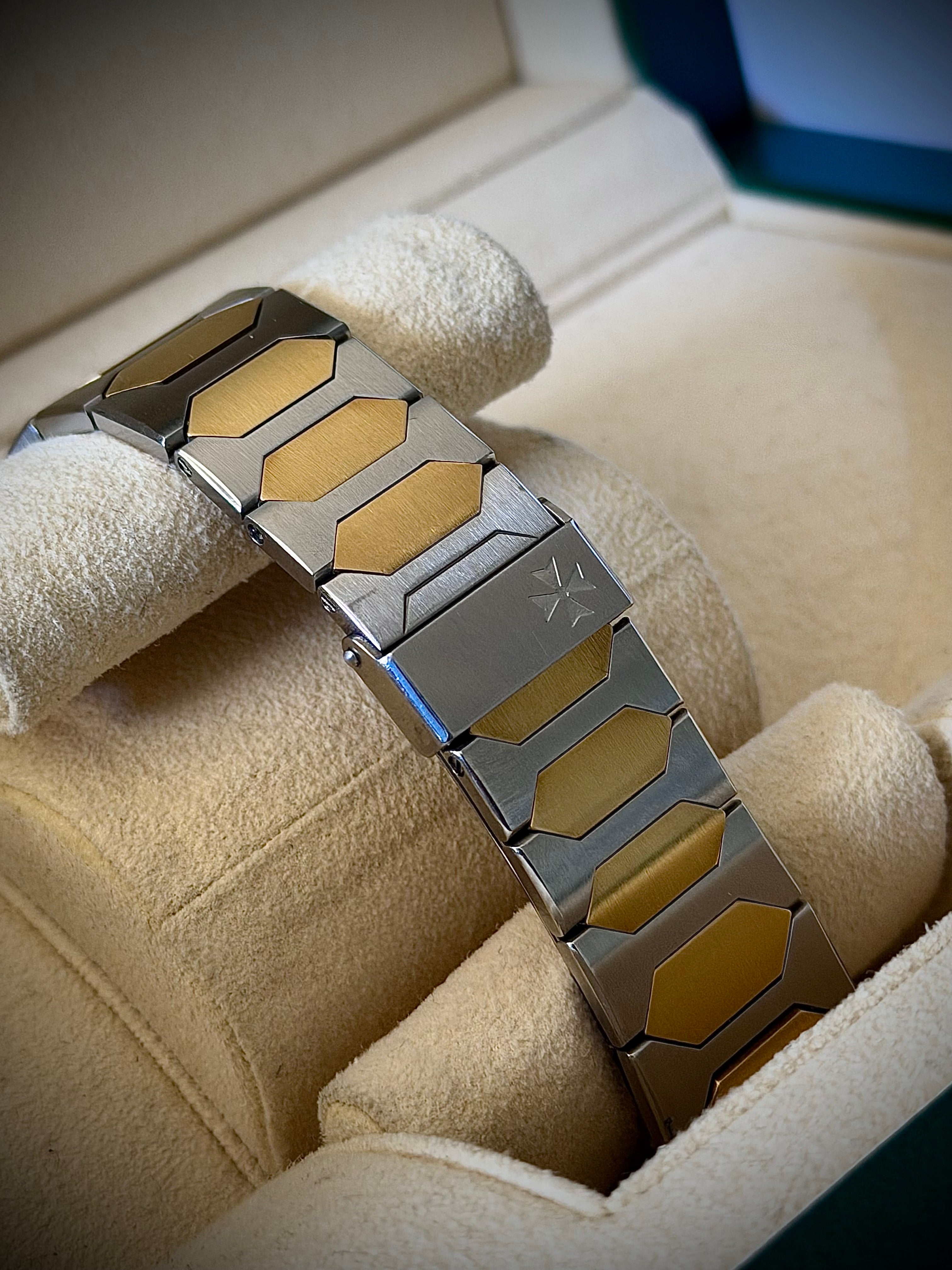 CIRCA 1982 VACHERON CONSTANTIN 222 JUMBO, 44018/411, TWO-TONE, CHAMPAGNE DIAL, LIMITED TO 100, WATCH & BOX, INC GST