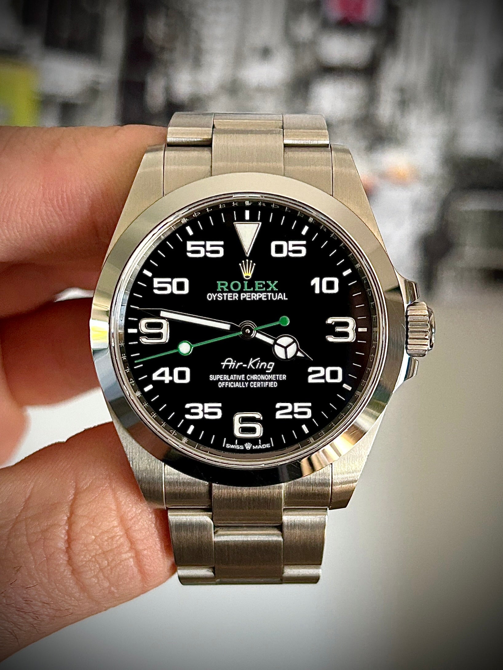 2022 ROLEX AIR KING, 126900, FULL SET, INC GST