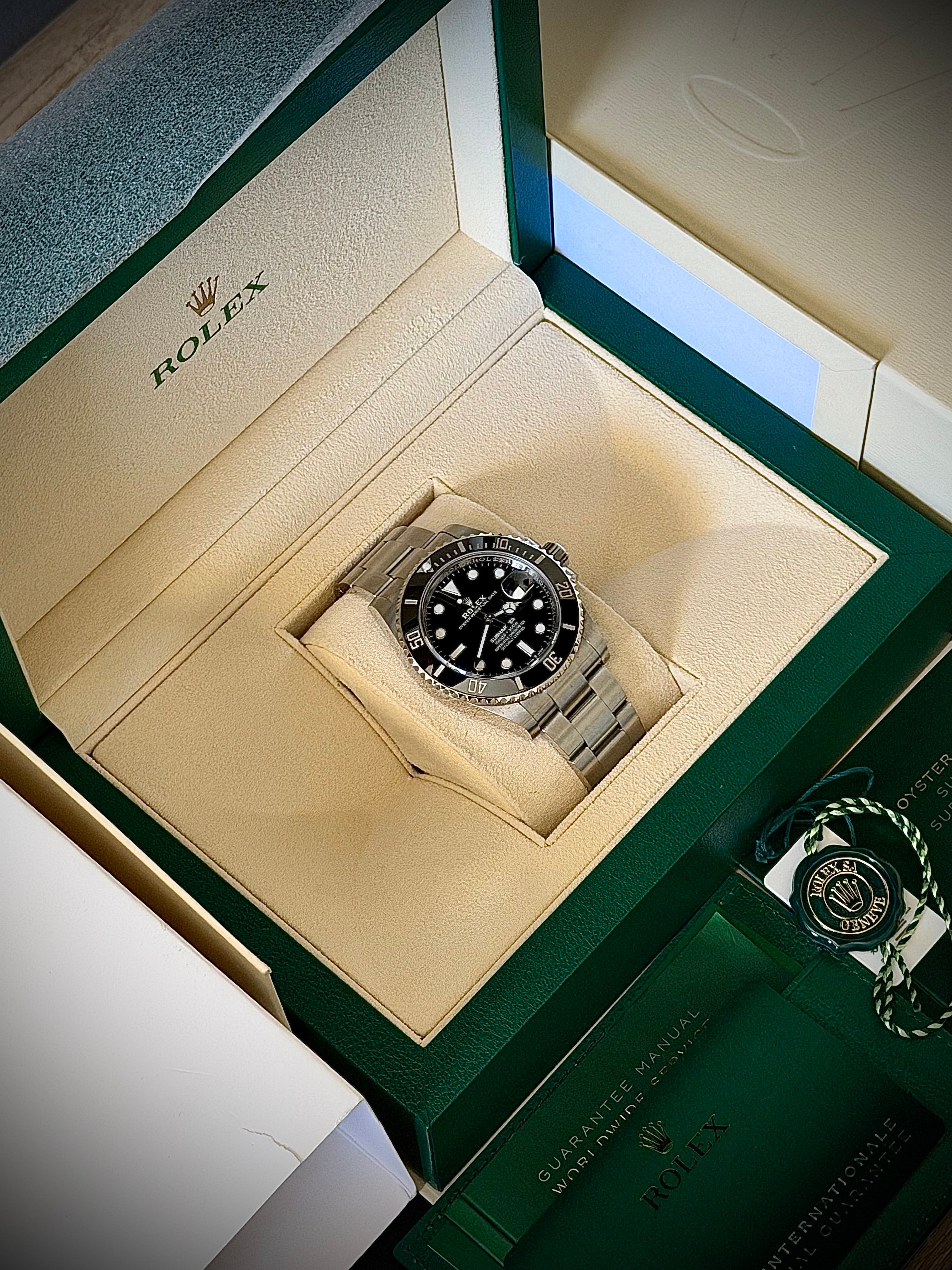 2021 ROLEX SUBMARINER DATE, 126610LN, FULL SET, INC GST