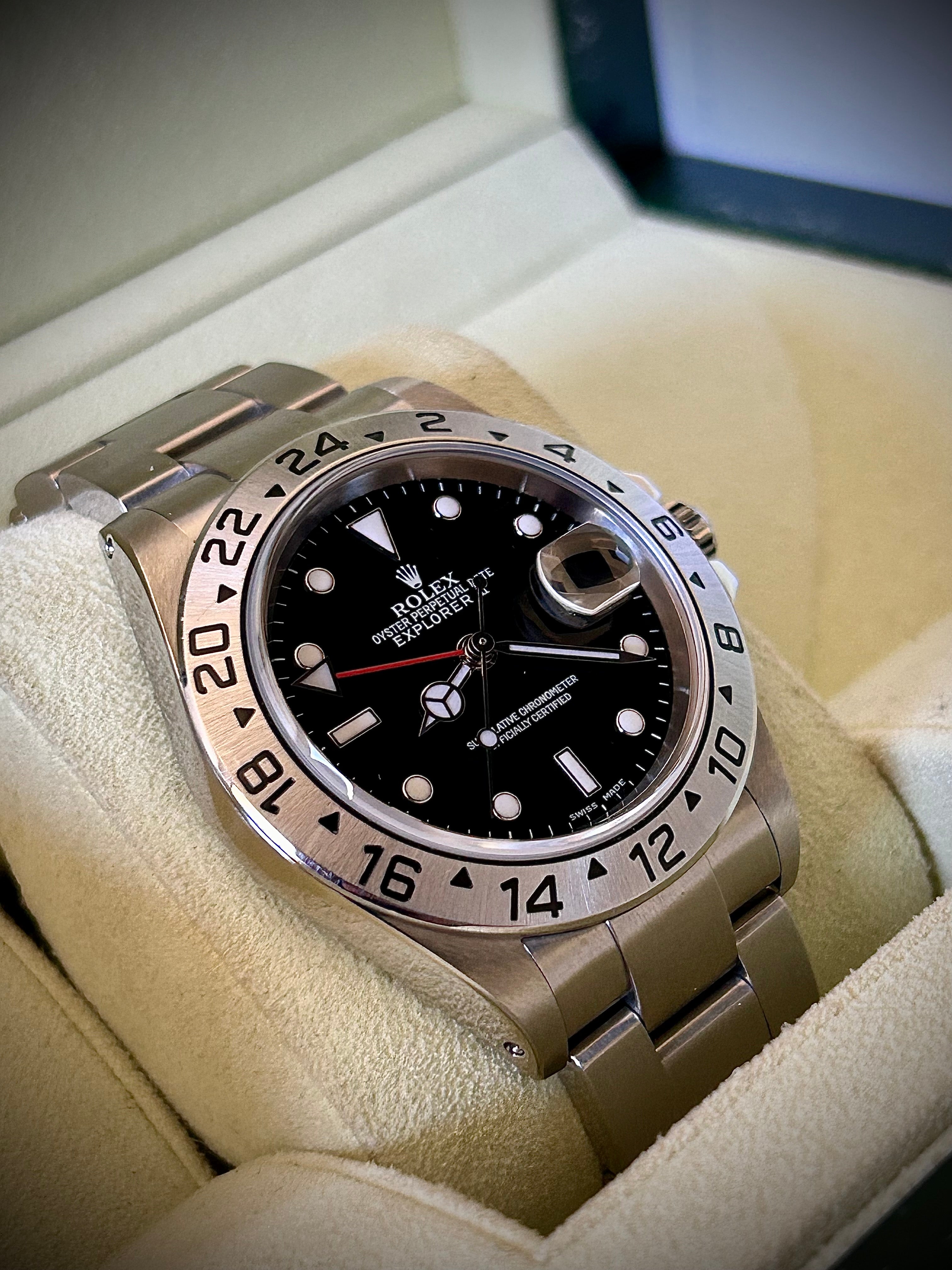 2002 ROLEX EXPLORER II, 16570, WATCH ONLY, INC GST