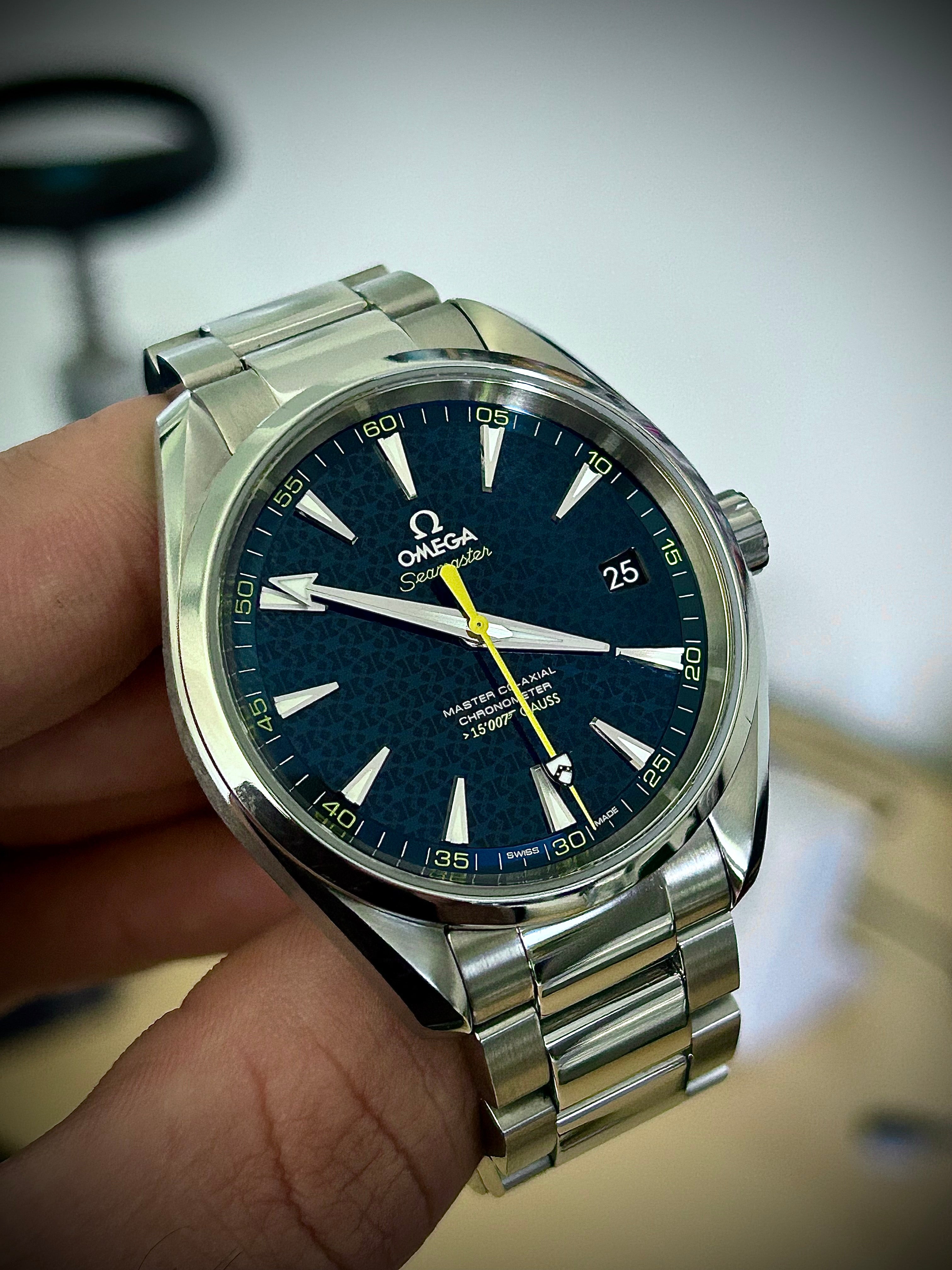 2016 OMEGA SEAMASTER AQUA TERRA, JAMES BOND 007 “SPECTRE”, FULL SET, INC GST