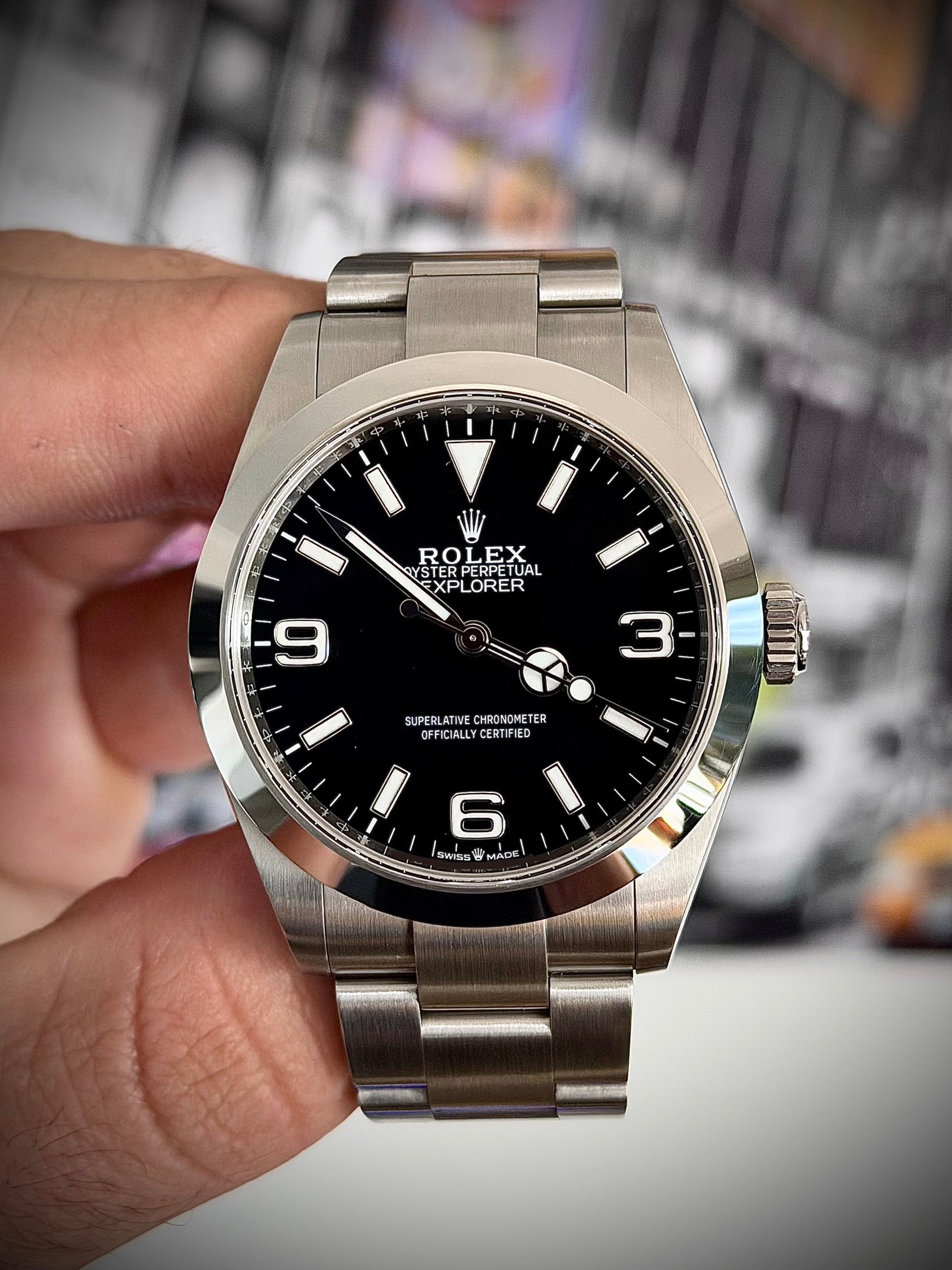 2025 ROLEX EXPLORER 40, 224270, FULL SET, INC GST