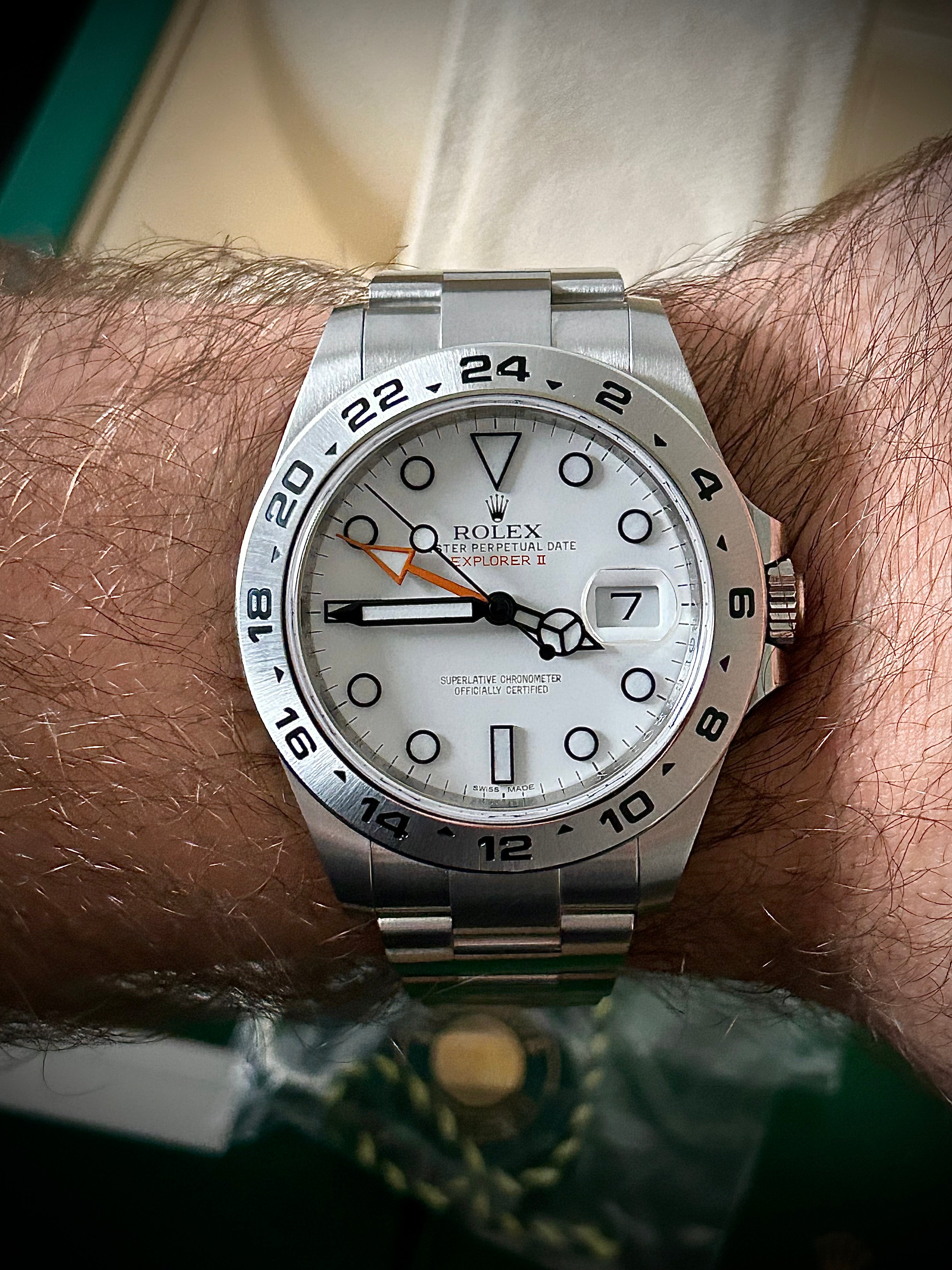 2016 ROLEX EXPLORER II, 216570, FULL SET, INC GST