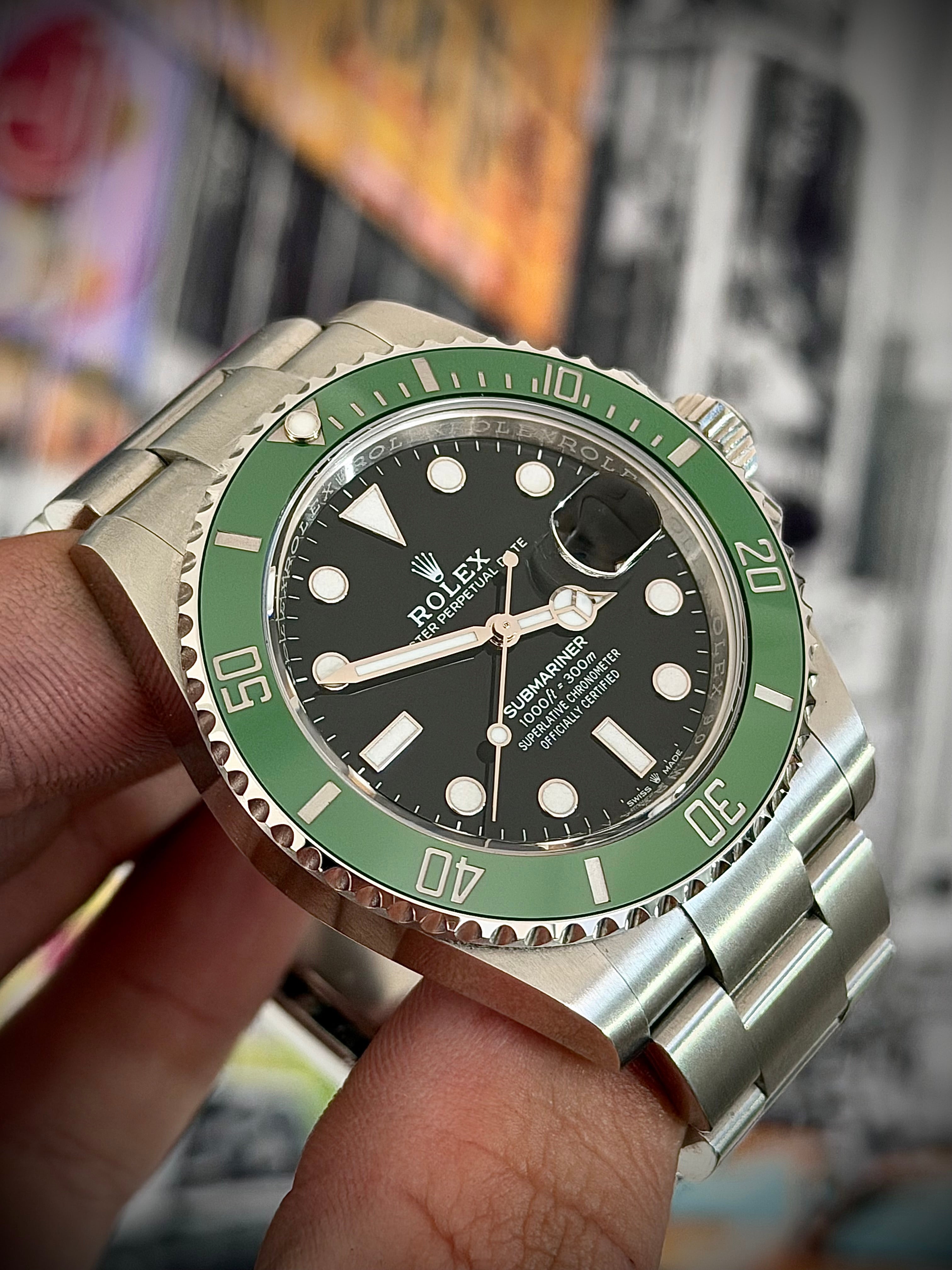 2025 ROLEX SUBMARINER DATE, 126610LV, STARBUCKS, FULL SET, INC GST