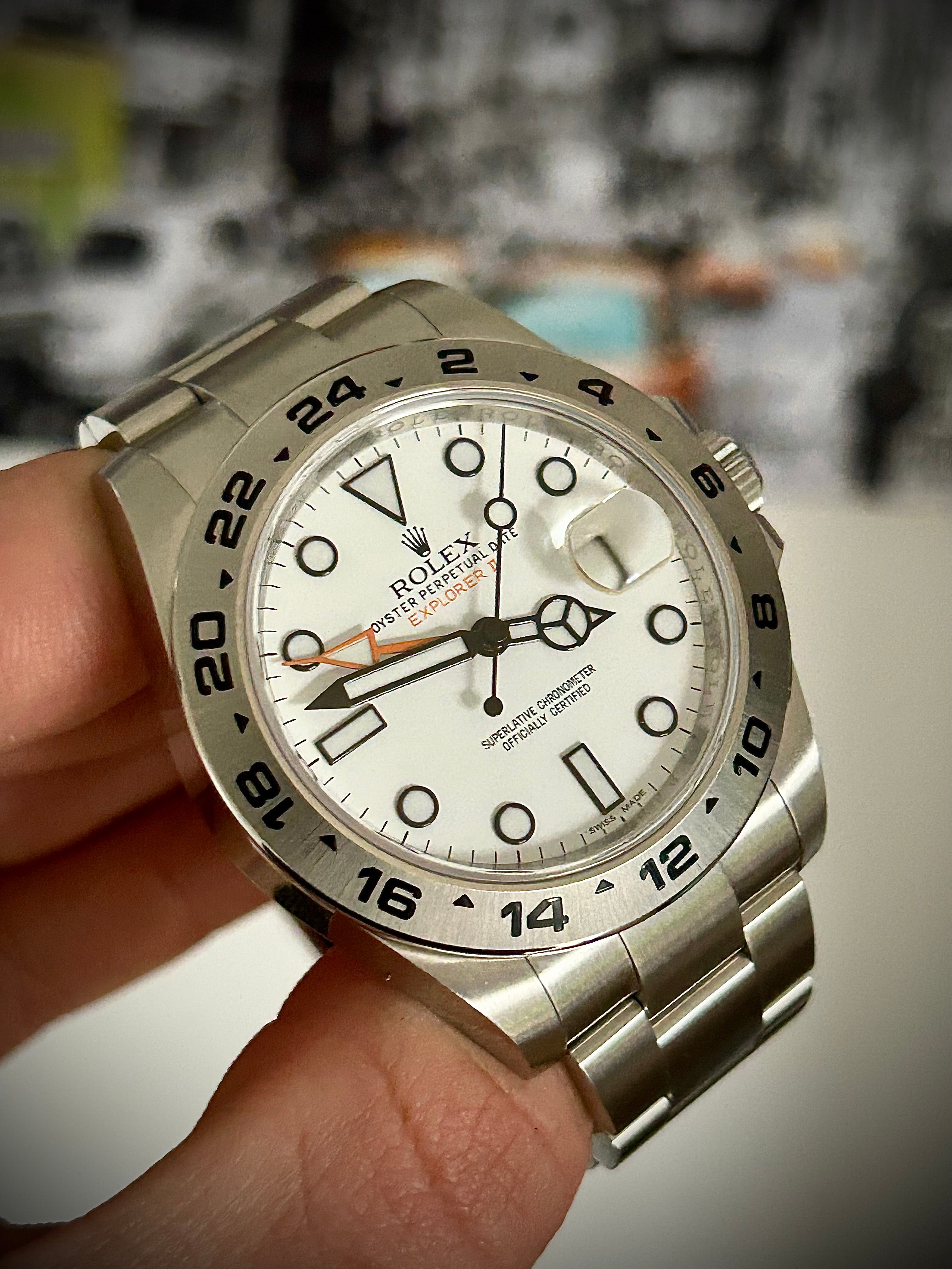 2016 ROLEX EXPLORER II, 216570, FULL SET, INC GST