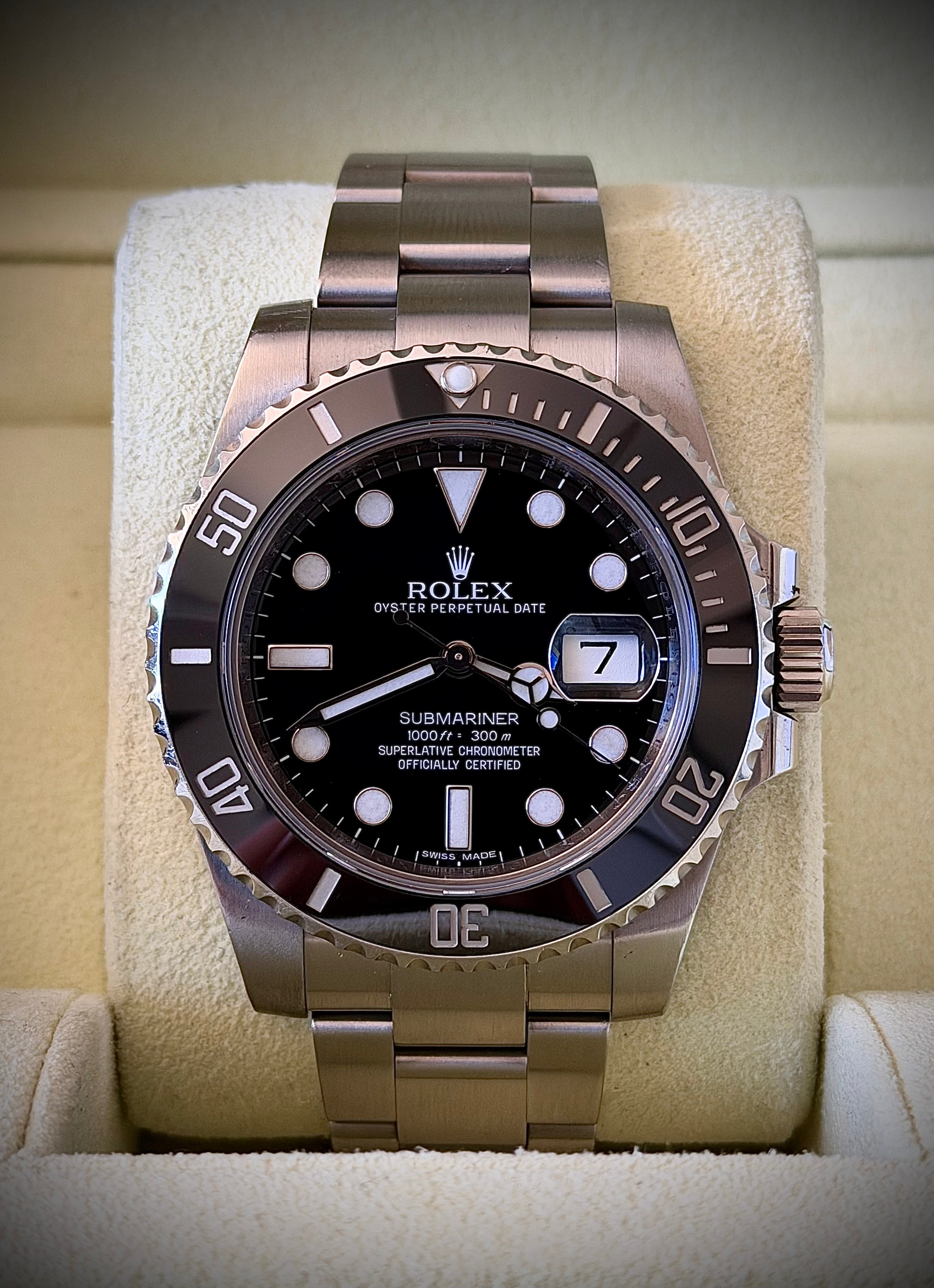 2012 ROLEX SUBMARINER DATE 116610LN, FULL SET, INC GST