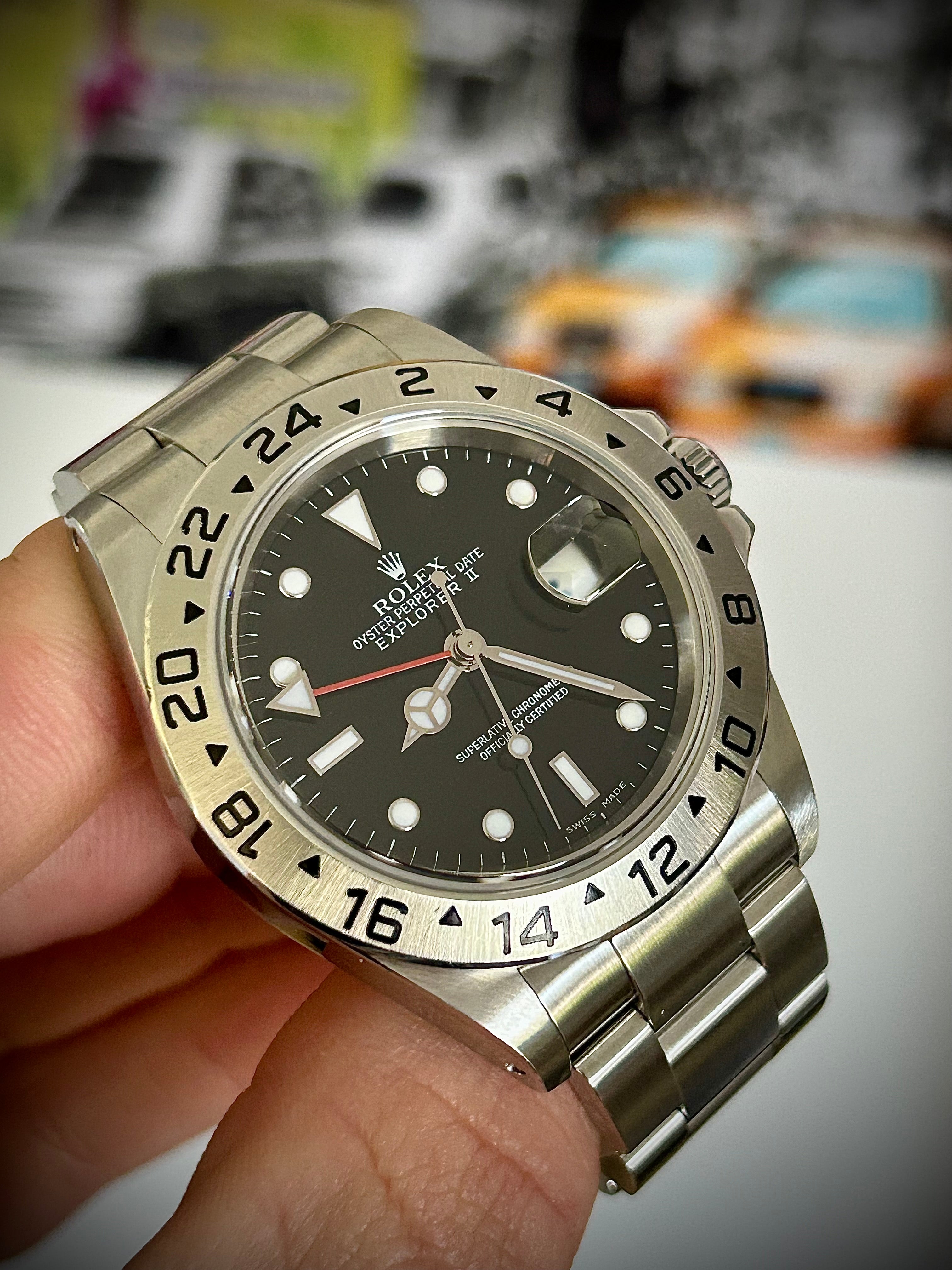 2002 ROLEX EXPLORER II, 16570, WATCH ONLY, INC GST
