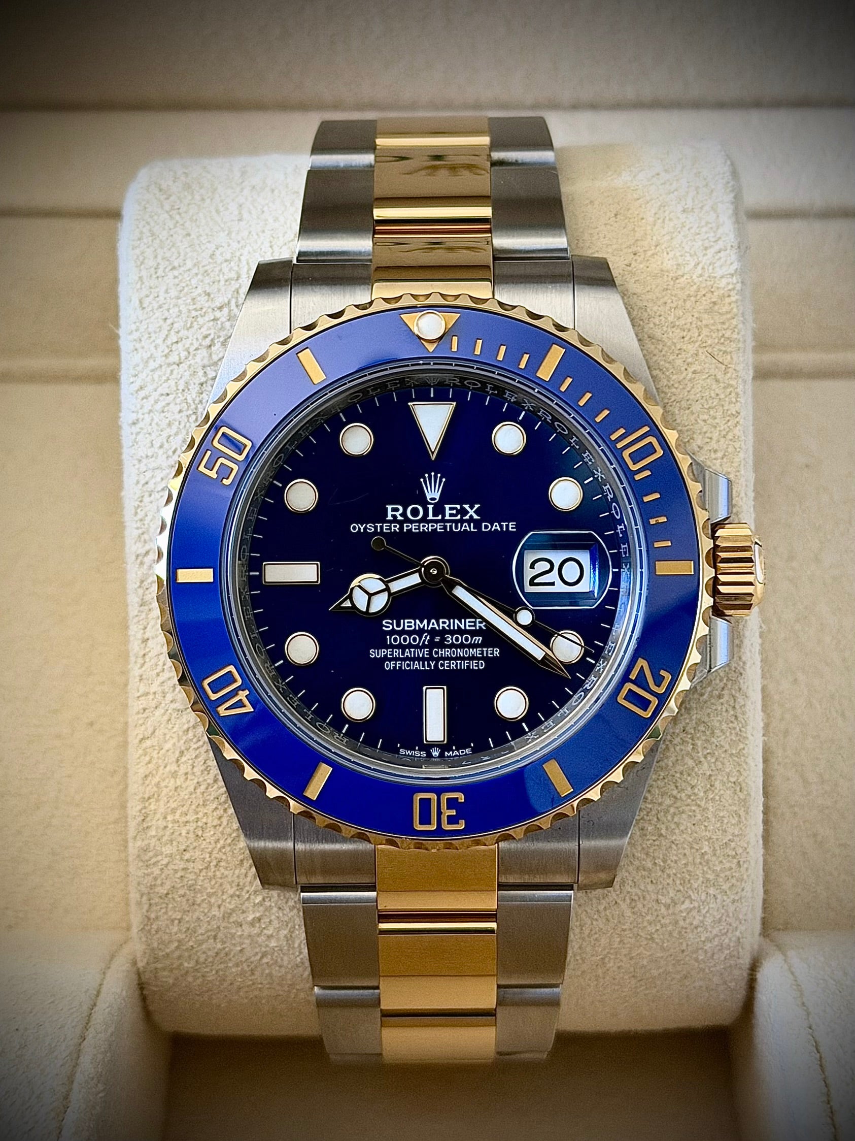 2024 ROLEX SUBMARINER BLUESY 126613LB, FULL SET, INC GST