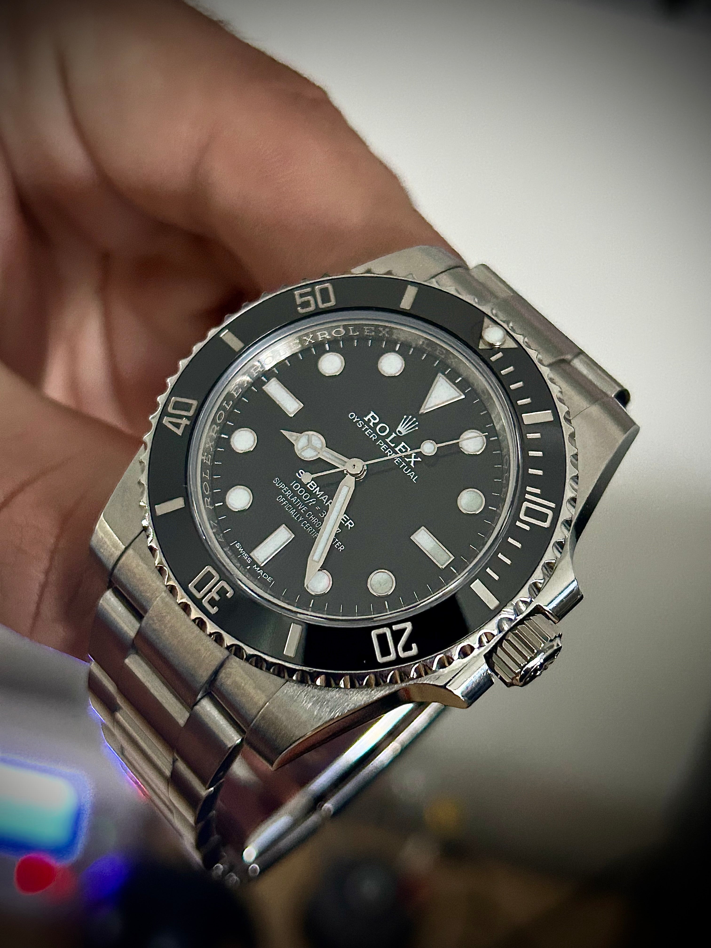 2018 ROLEX SUBMARINER NO DATE, 114060, FULL, INC GST