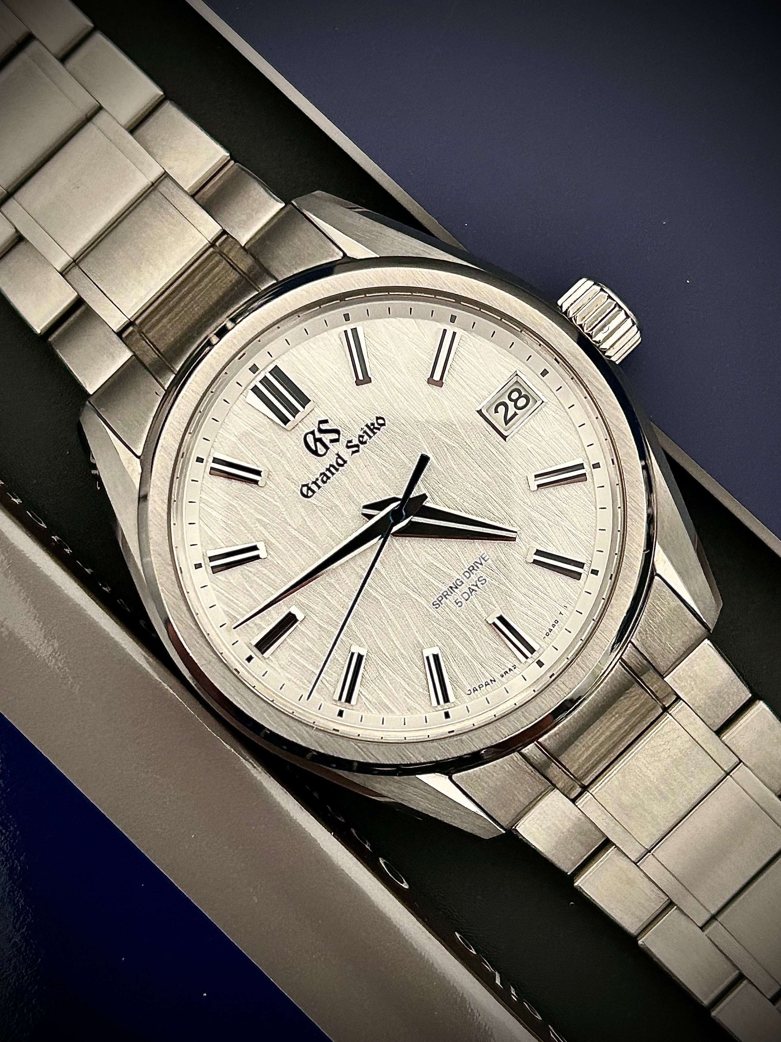 2024 GRAND SEIKO EVOLUTION 9 SPRING DRIVE, WHITE BIRCH, SLGA009, FULL SET, INC GST