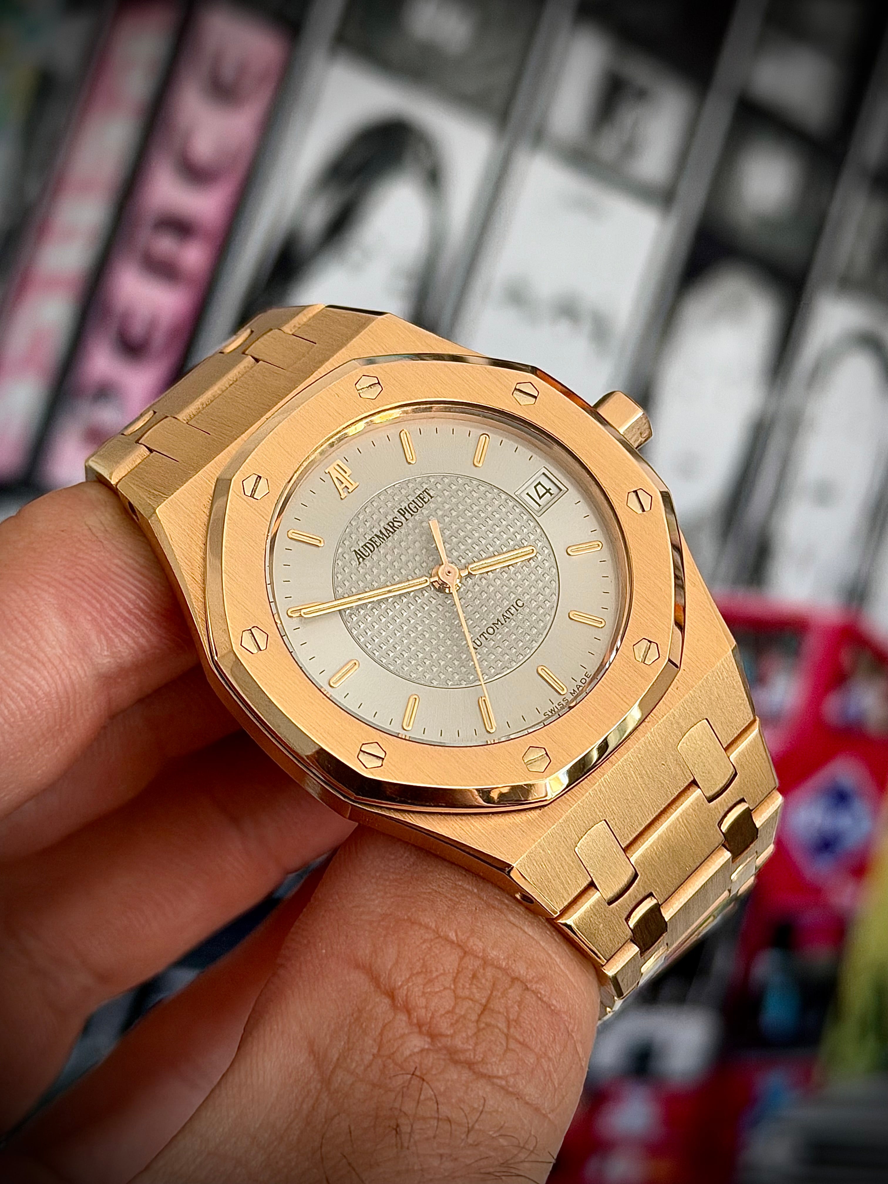 1998 AUDEMARS PIGUET NICK FALDO LIMITED, 15097OR/O/0789OR/01, FULL SET, INC GST