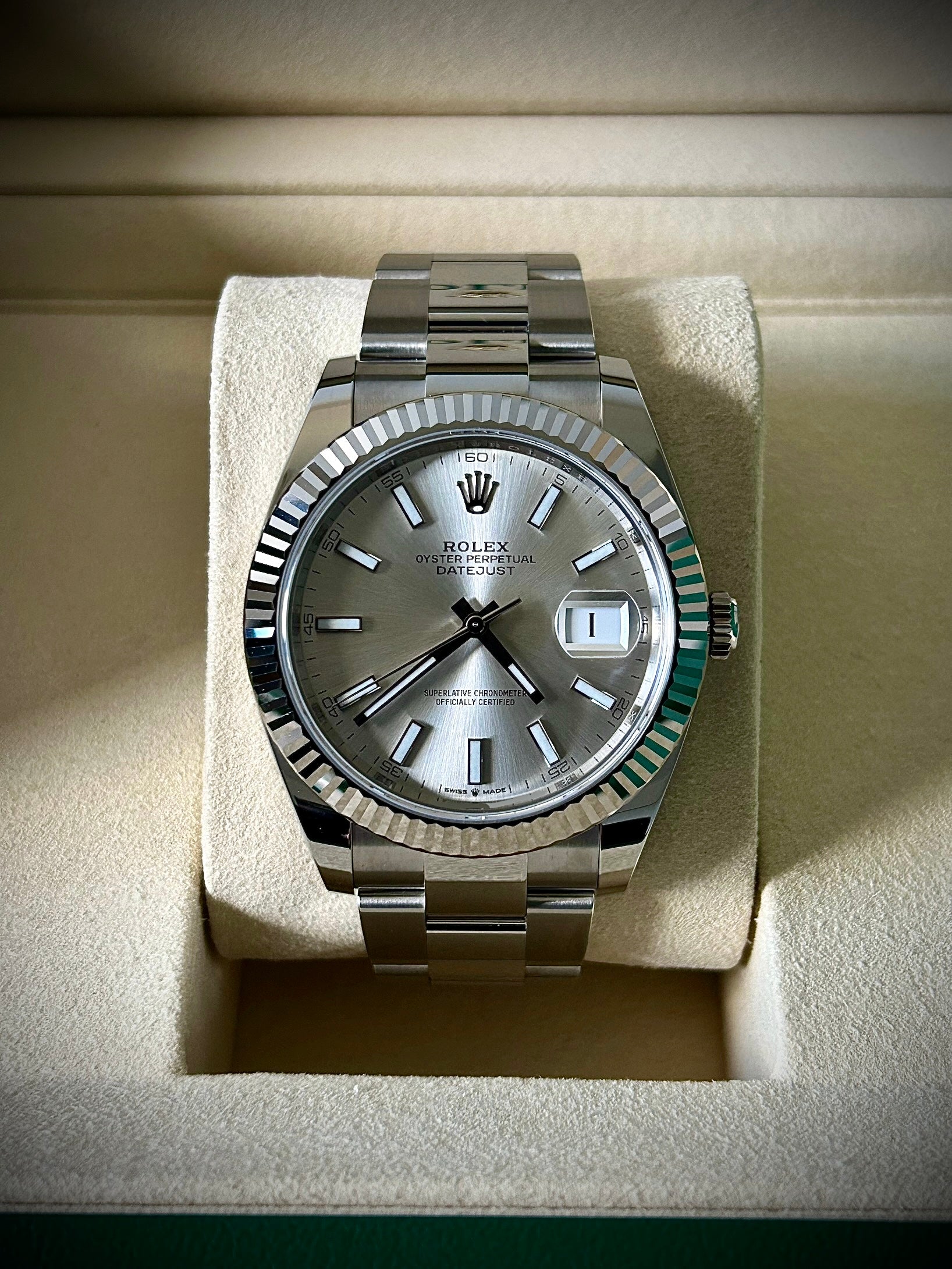 2025 ROLEX DATEJUST 41, 126334, FULL SET, INC GST