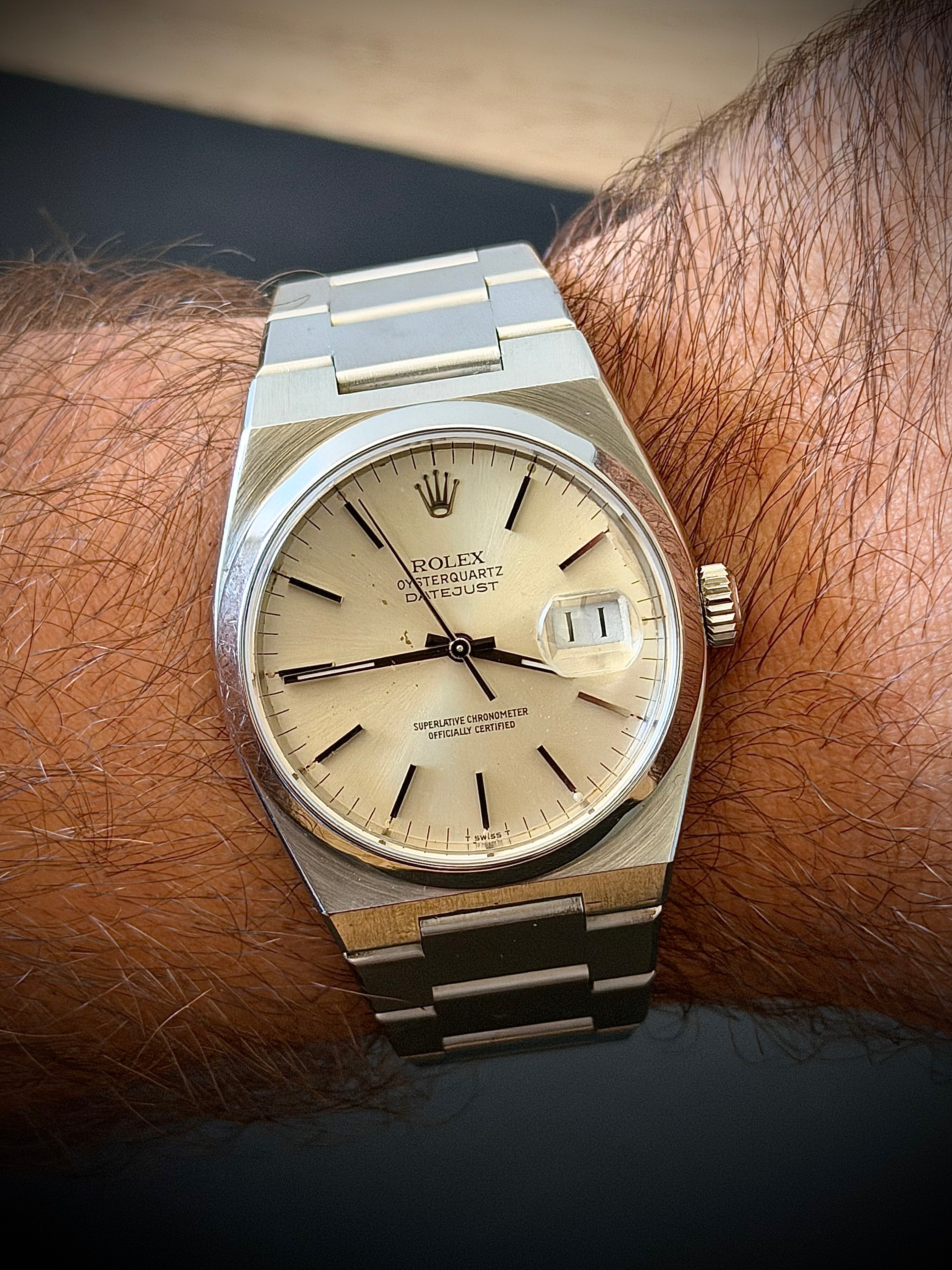 1979 ROLEX OYSTERQUARTZ DATEJUST, 17000, WATCH ONLY, INC GST