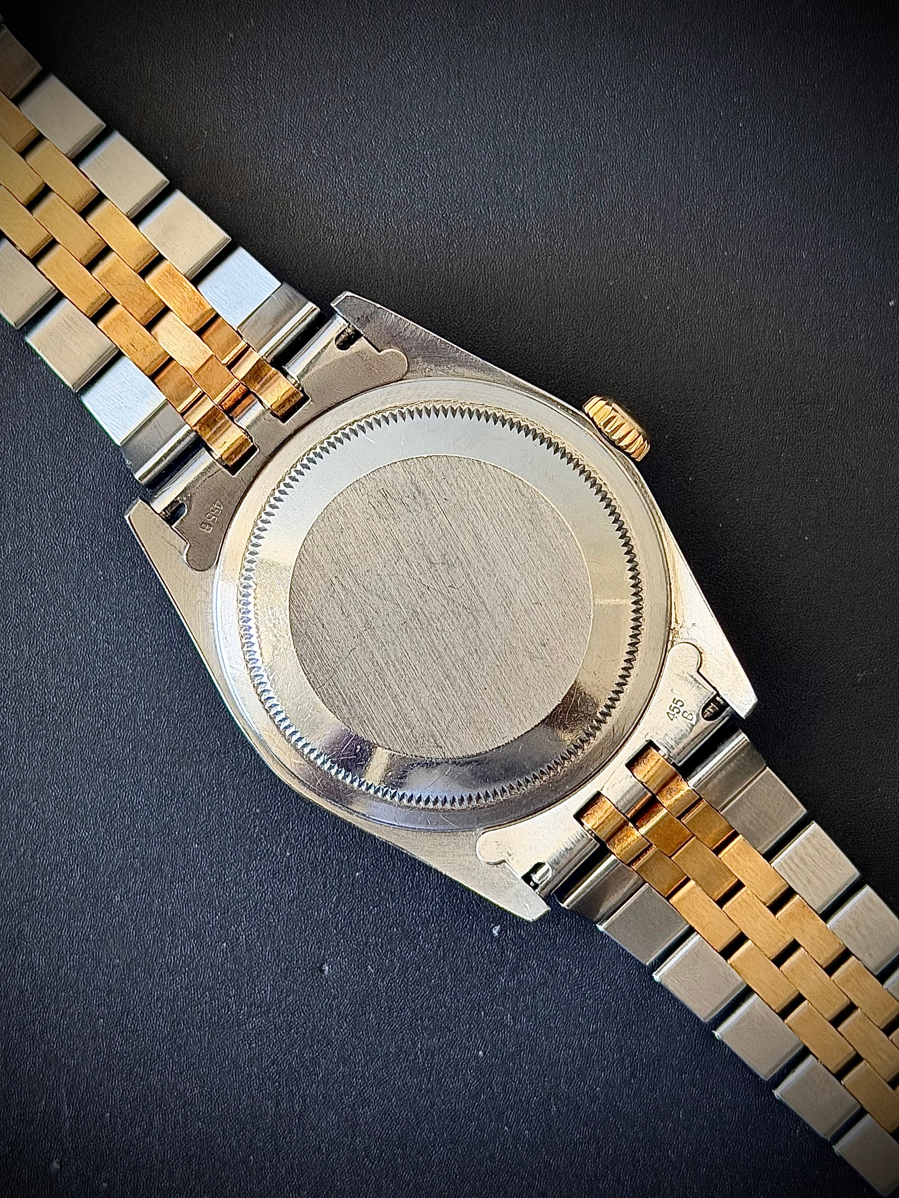 1991 ROLEX DATEJUST 36, TWO TONE, DIAMOND DIAL, 16233, WATCH ONLY, INC GST