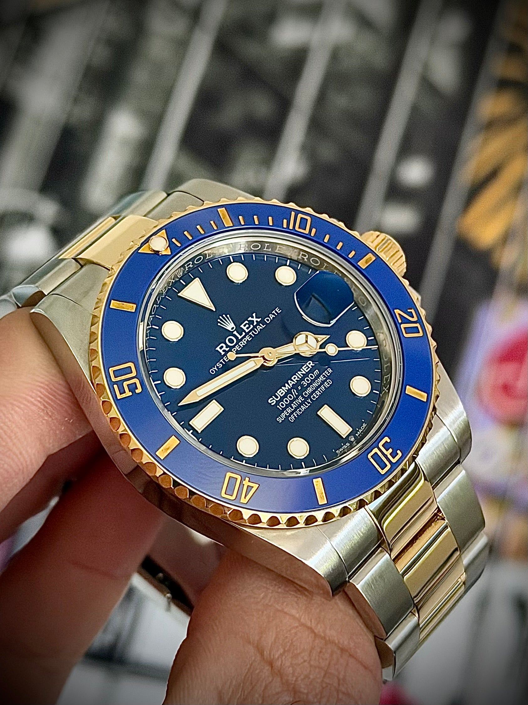 2023 ROLEX SUBMARINER DATE “BLUESY”, 126613LB, FULL SET, INC GST