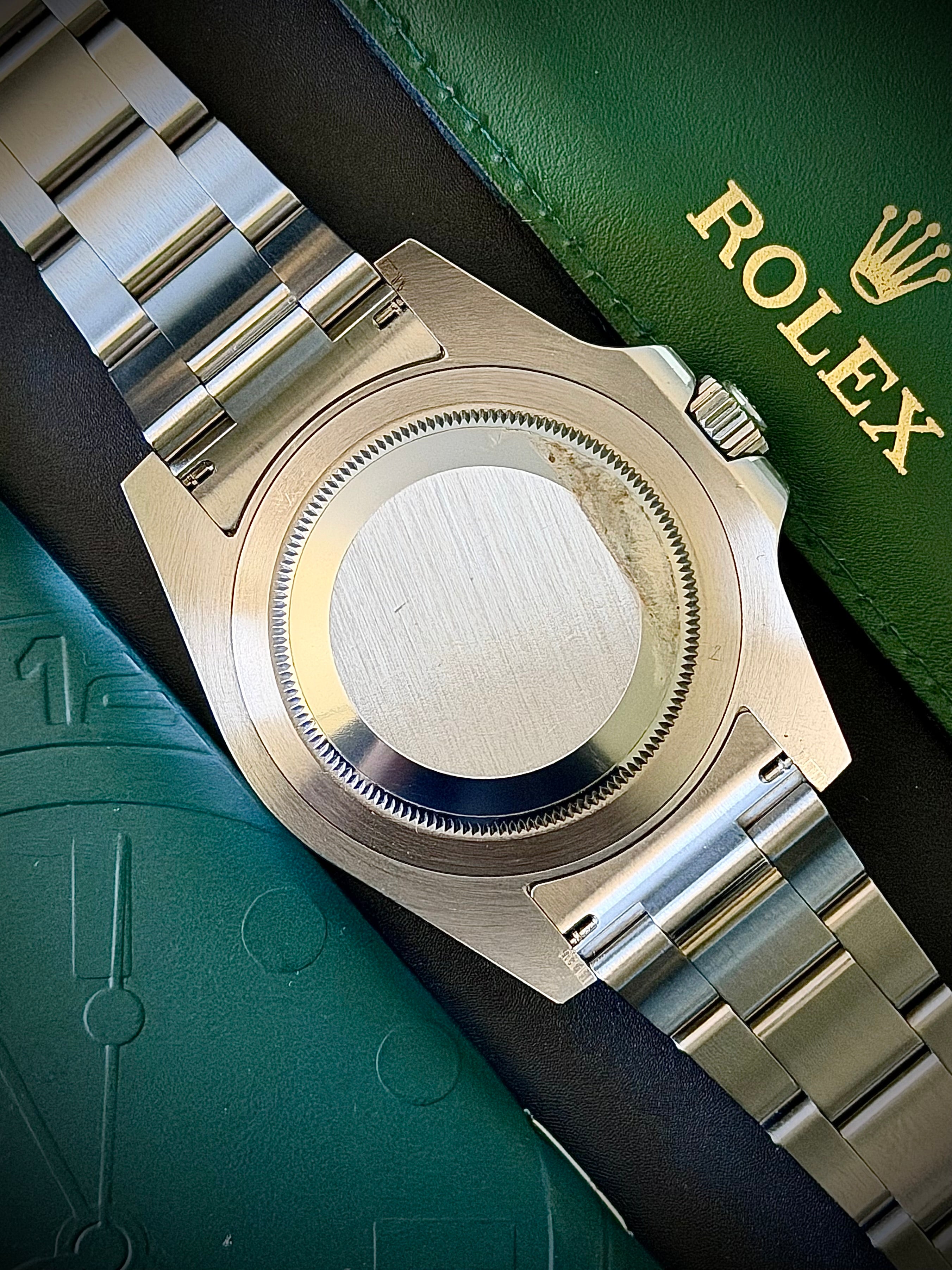 2012 ROLEX GMT-MASTER II, 116710LN, GREEN GMT HAND, FULL SET, INC GST
