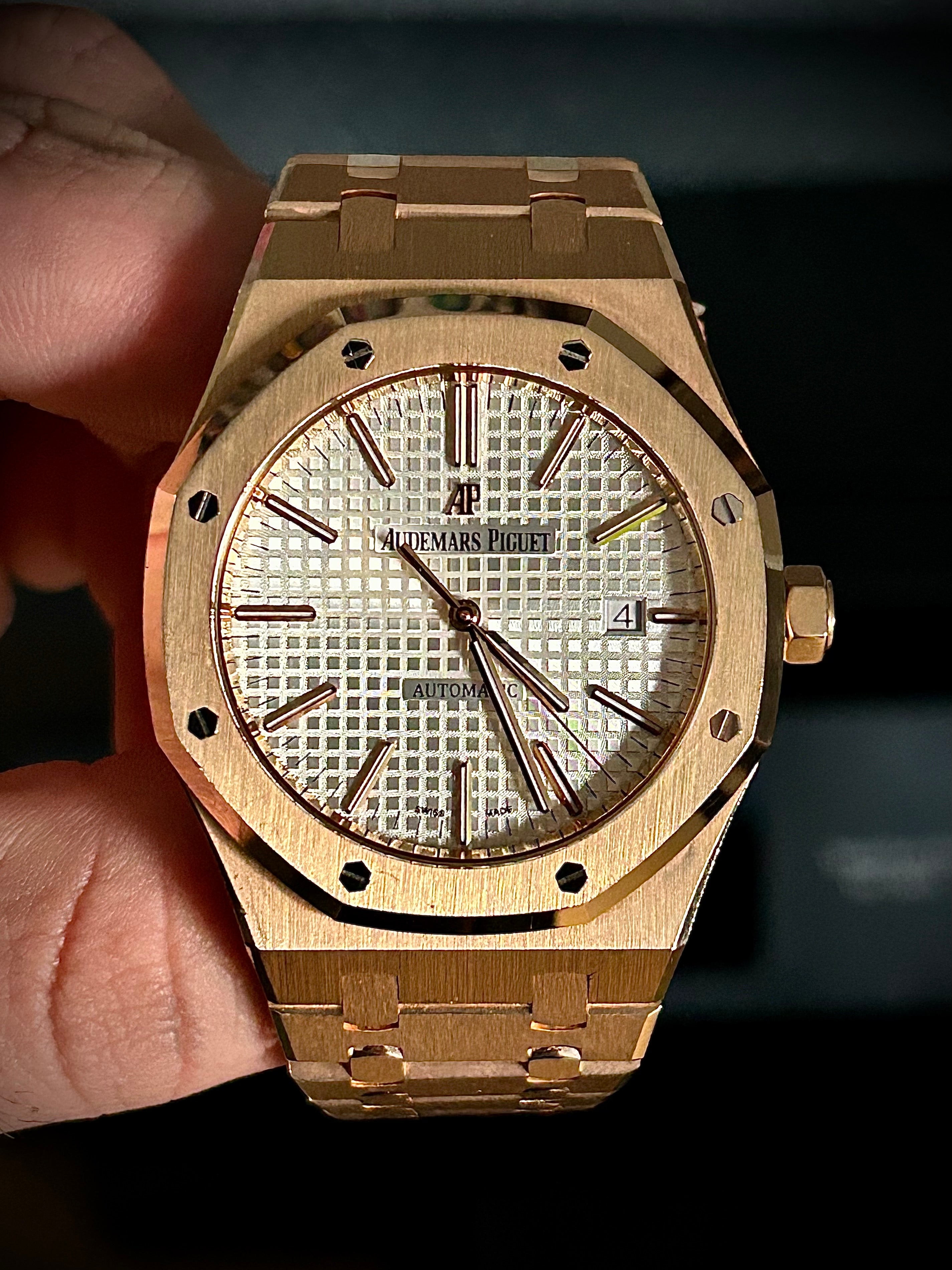 2018 AUDEMARS PIGUET ROYAL OAK 41, 15400OR.OO.1220OR.02, FULL SET, INC GST