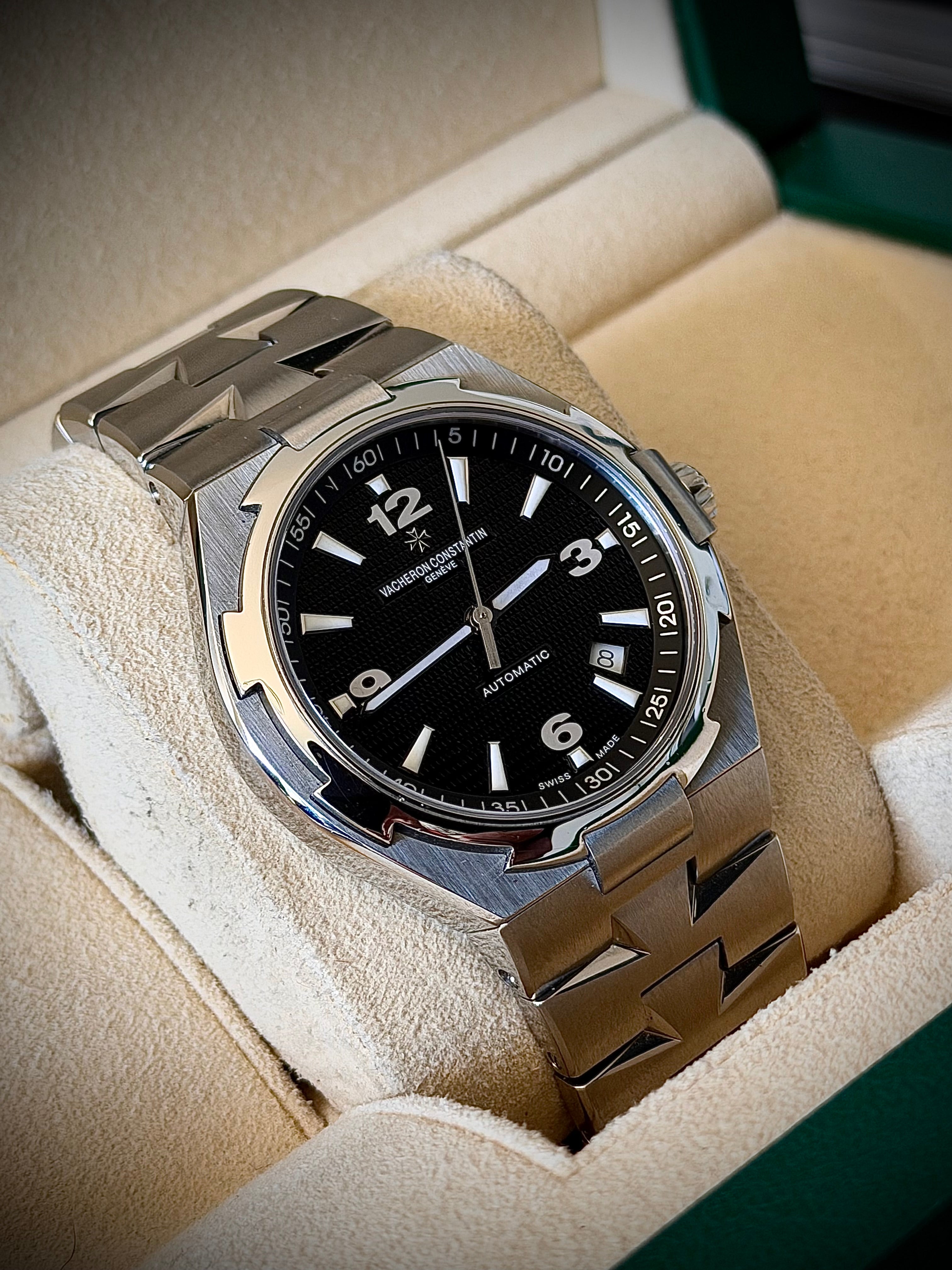 2007 VACHERON CONSTANTIN OVERSEAS, 47040/B01A-9094, BLACK DIAL, FULL SET, INC GST