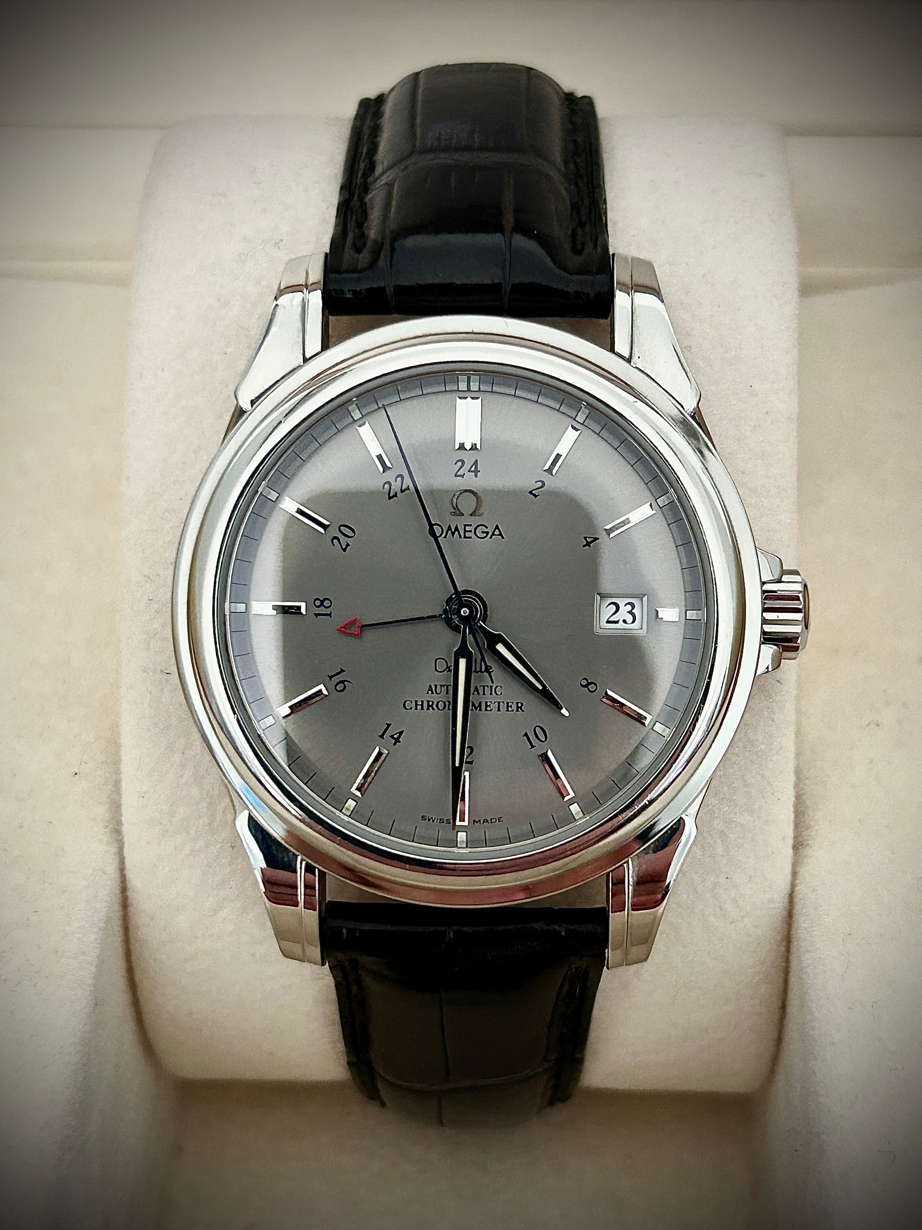 2008 OMEGA DE VILLE GMT, FULL SET, INC GST
