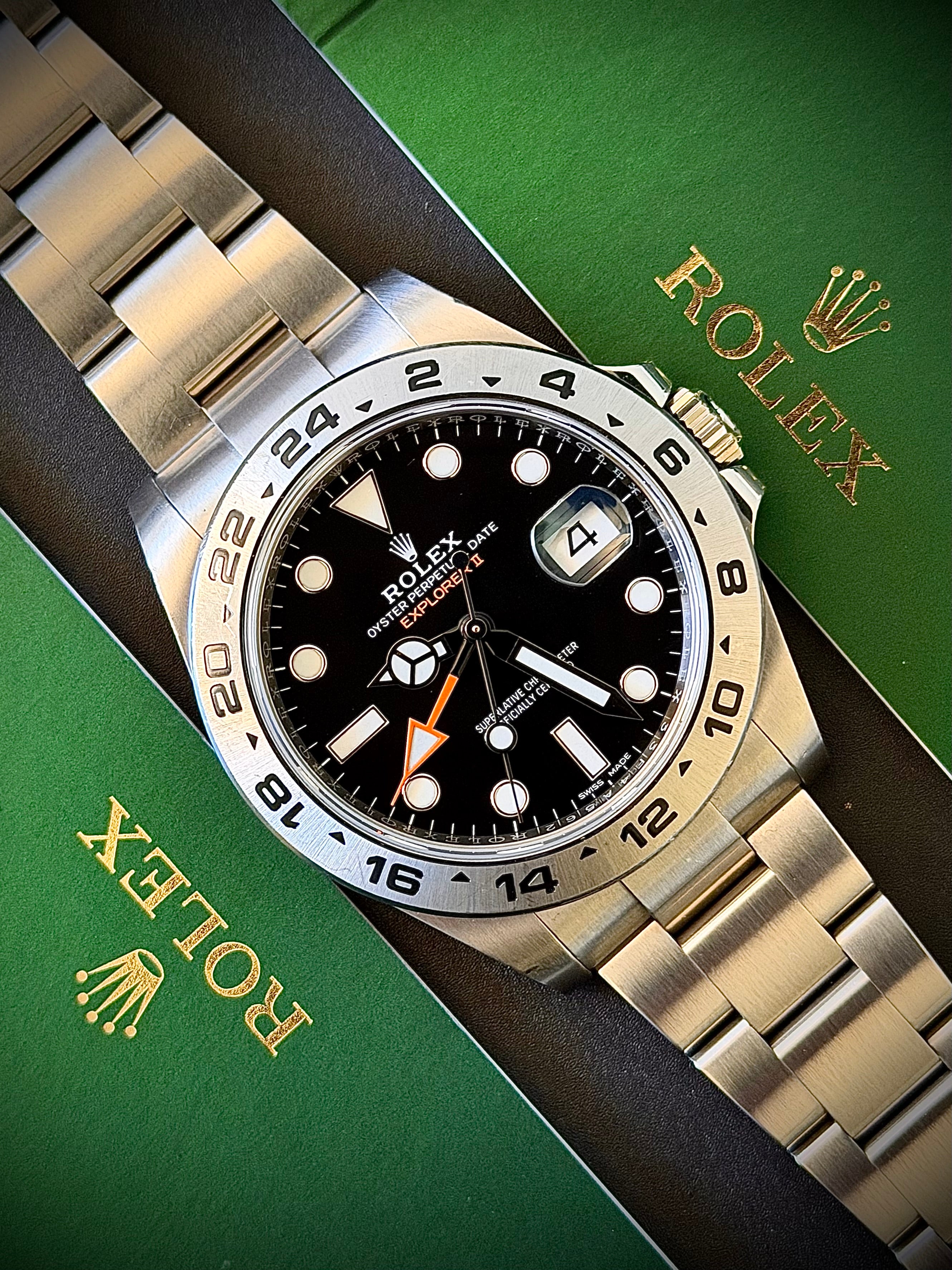 2016 ROLEX EXPLORER II, 216570, FULL SET, INC GST