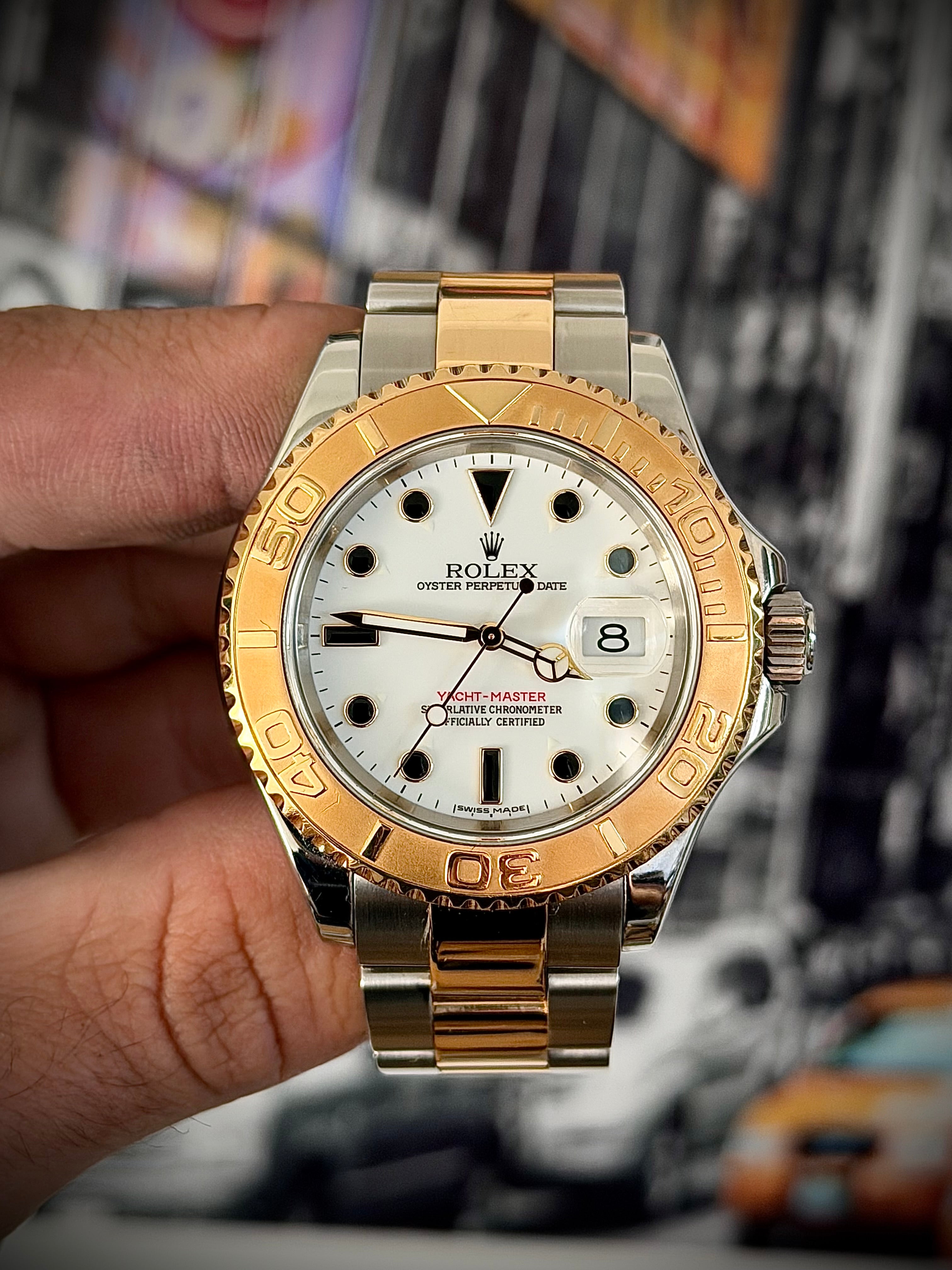 2006 ROLEX YACHT-MASTER, 16623, BOX & PAPERS, INC GST