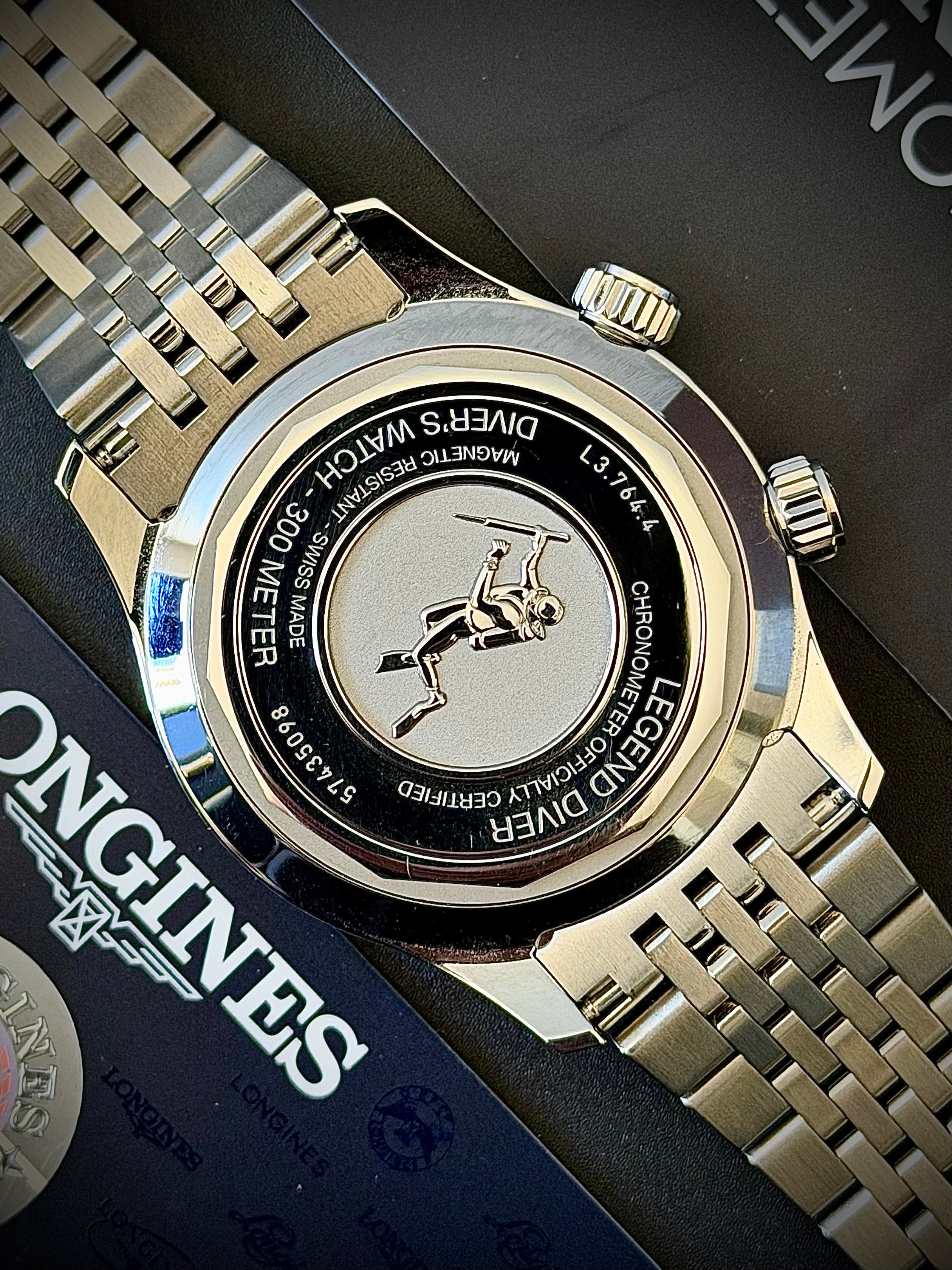 2025 LONGINES LEGEND DIVER, FULL SET, INC GST