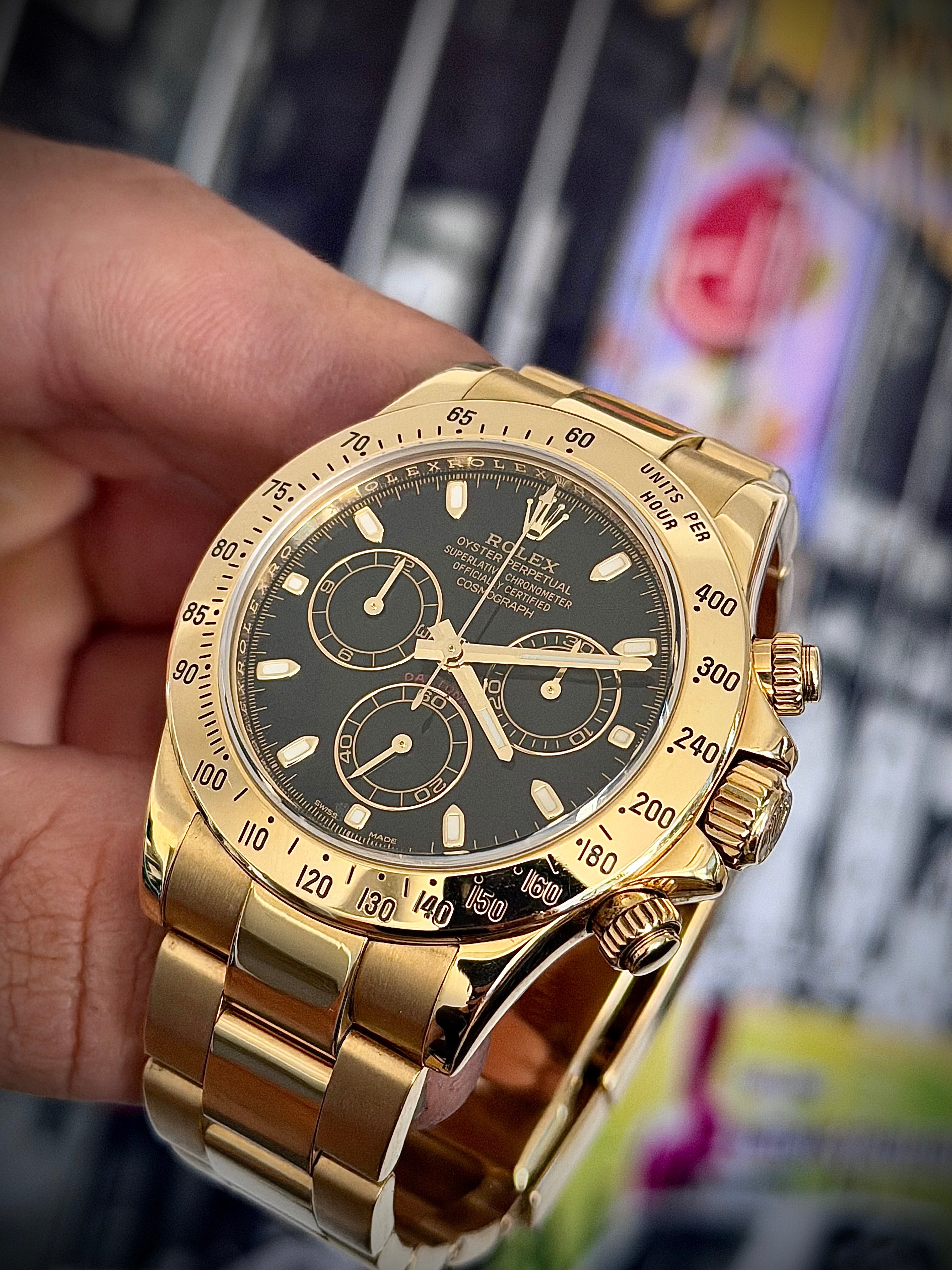 2014 ROLEX DAYTONA, 116528, BOX AND PAPERS, INC GST