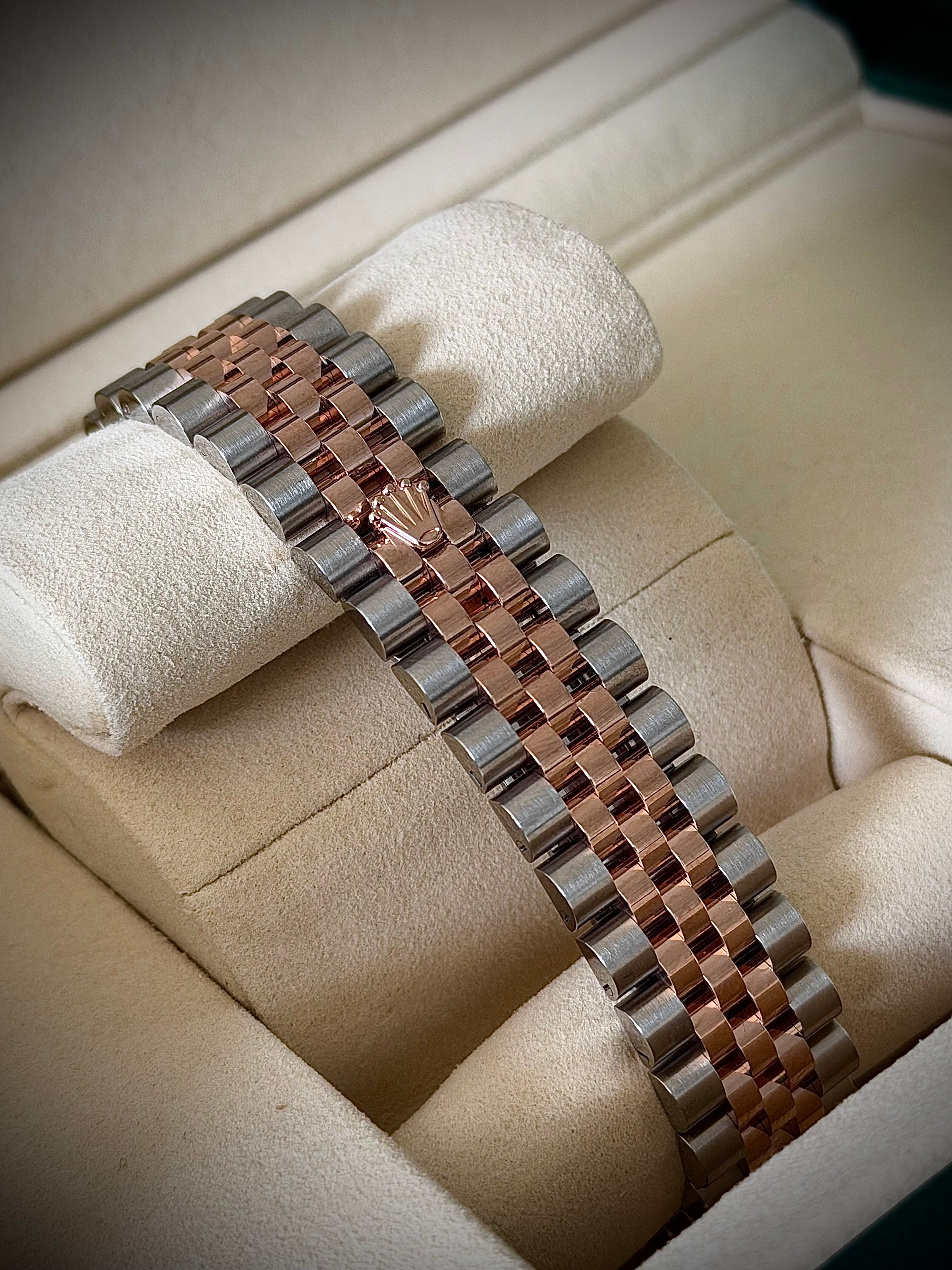 2025 ROLEX DATEJUST 31, 278271, MOTHER OF PEARL DIAMOND DIAL, JUBILEE BRACELET, AS NEW, FULL SET, INC GST