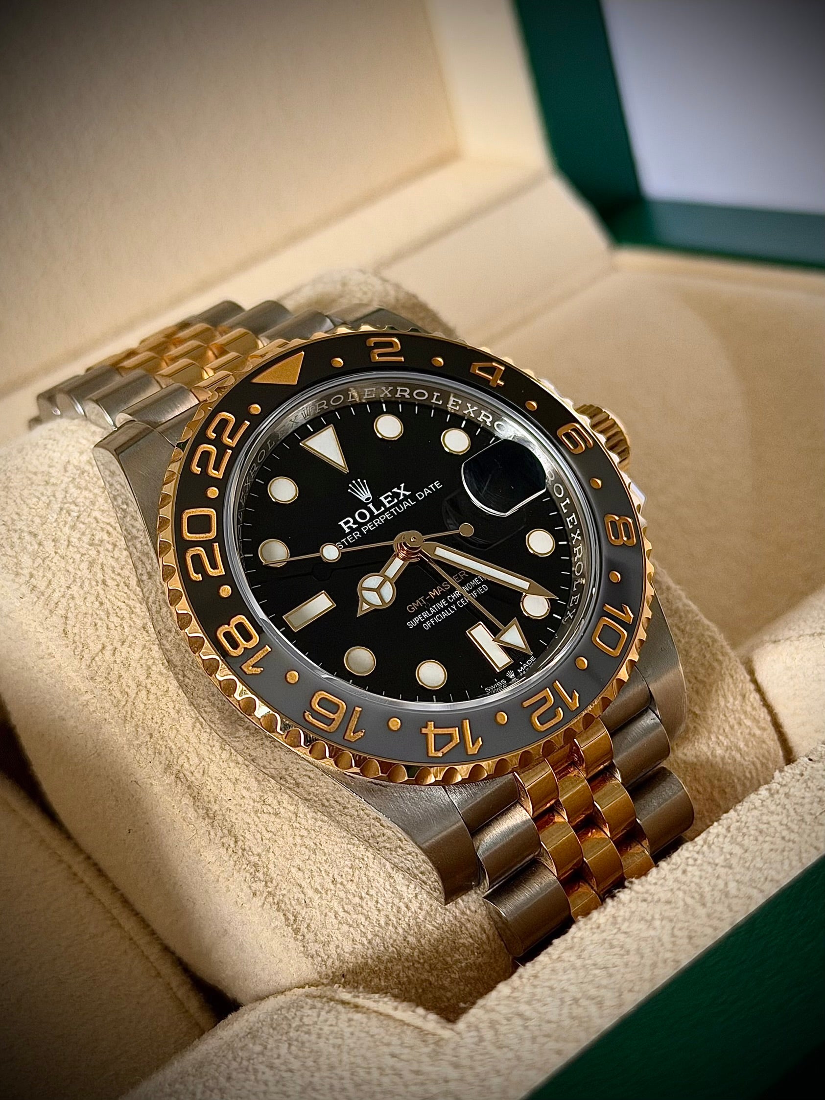 2024 ROLEX GMT MASTER II, ZOMBIE, 126713GRNR, FULL SET, INC GST