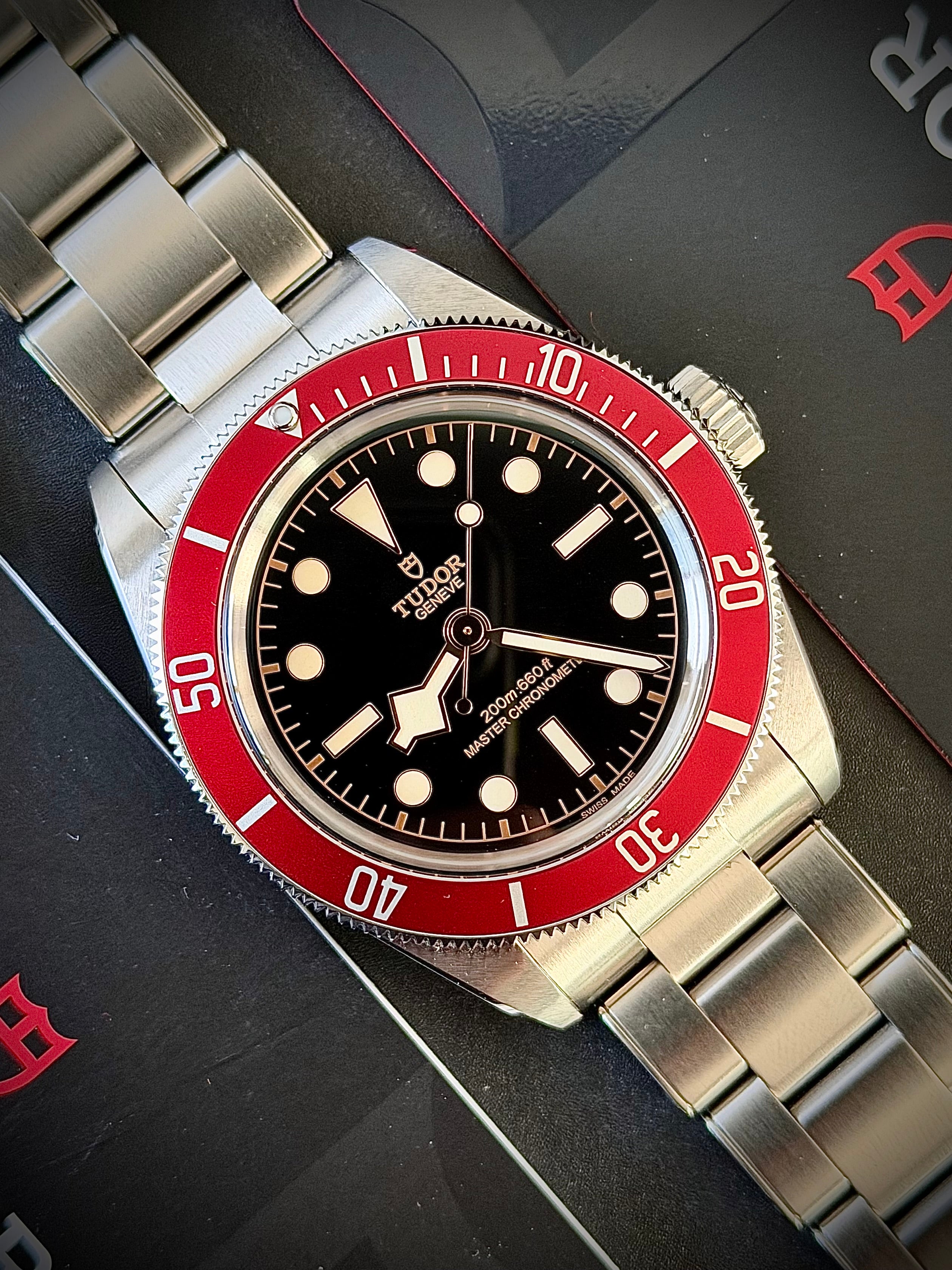 2024 TUDOR BLACK BAY BURGANDY, 41MM, FULL SET, INC GST