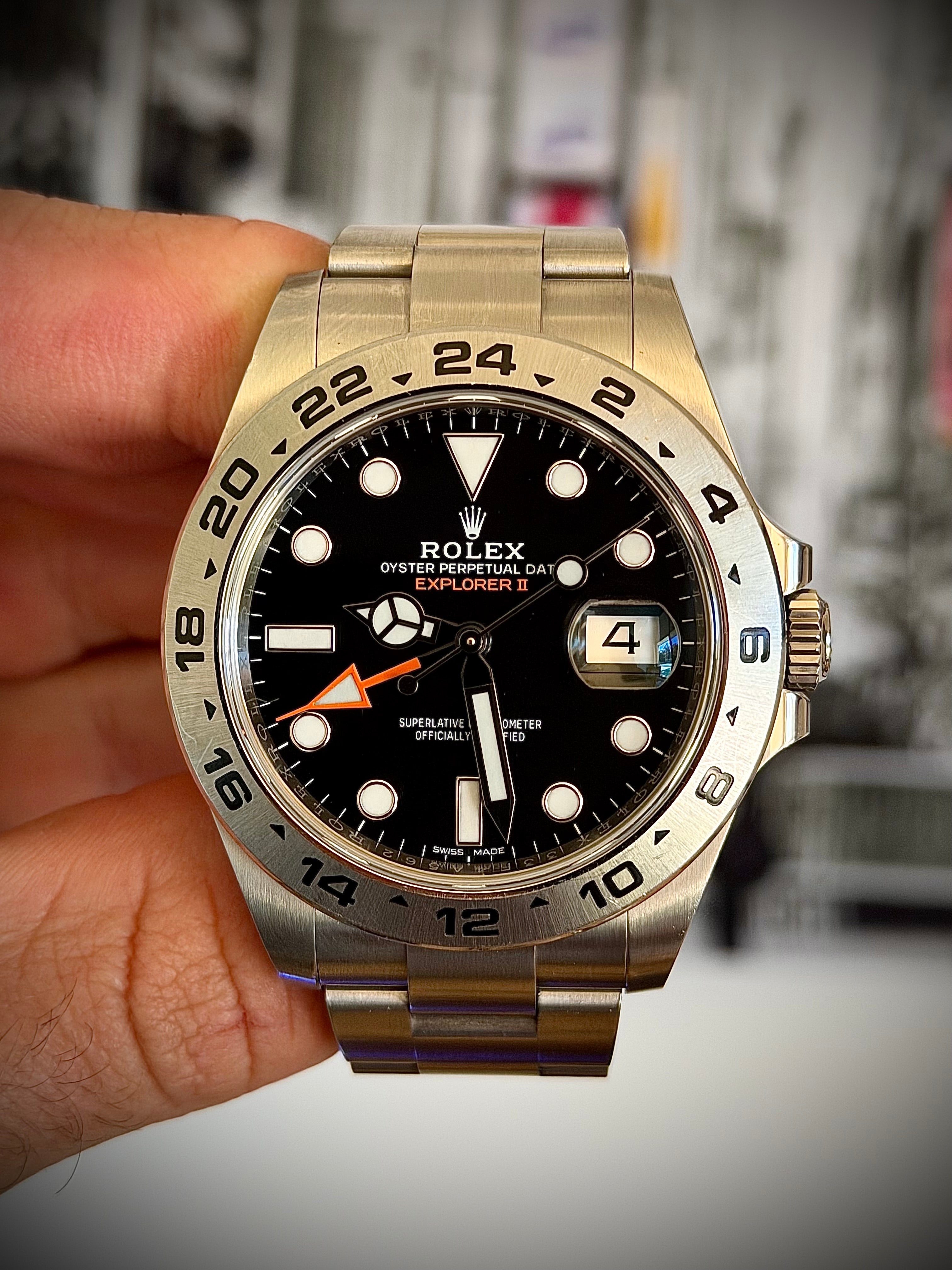2016 ROLEX EXPLORER II, 216570, FULL SET, INC GST