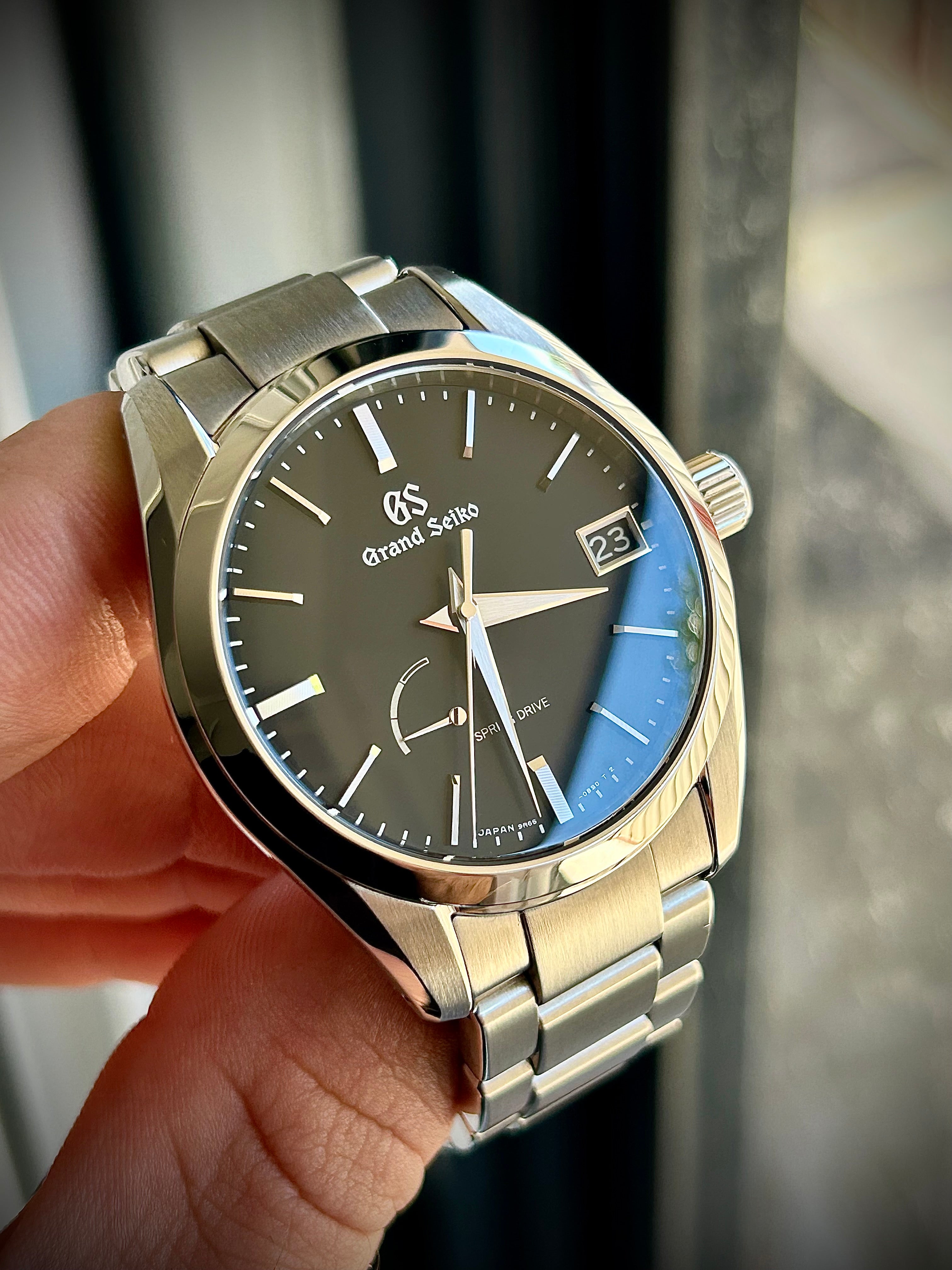 2017 GRAND SEIKO HERITAGE SPRING DRIVE, SBGA285G, FULL SET, INC GST