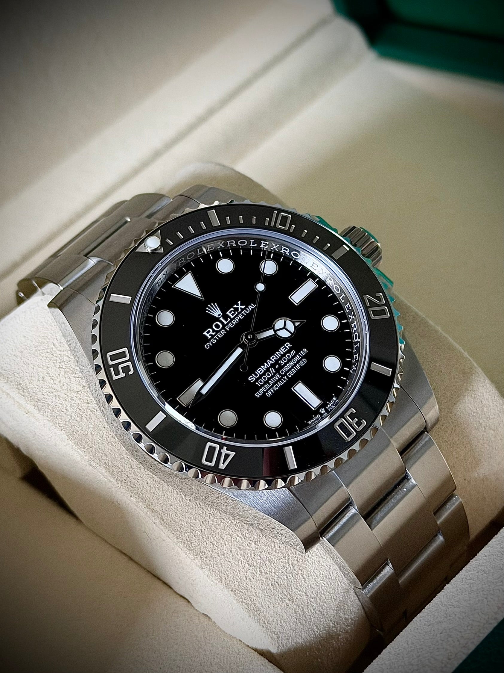 2026 ROLEX SUBMARINER NO-DATE, 124060, FULL SET, INC GST