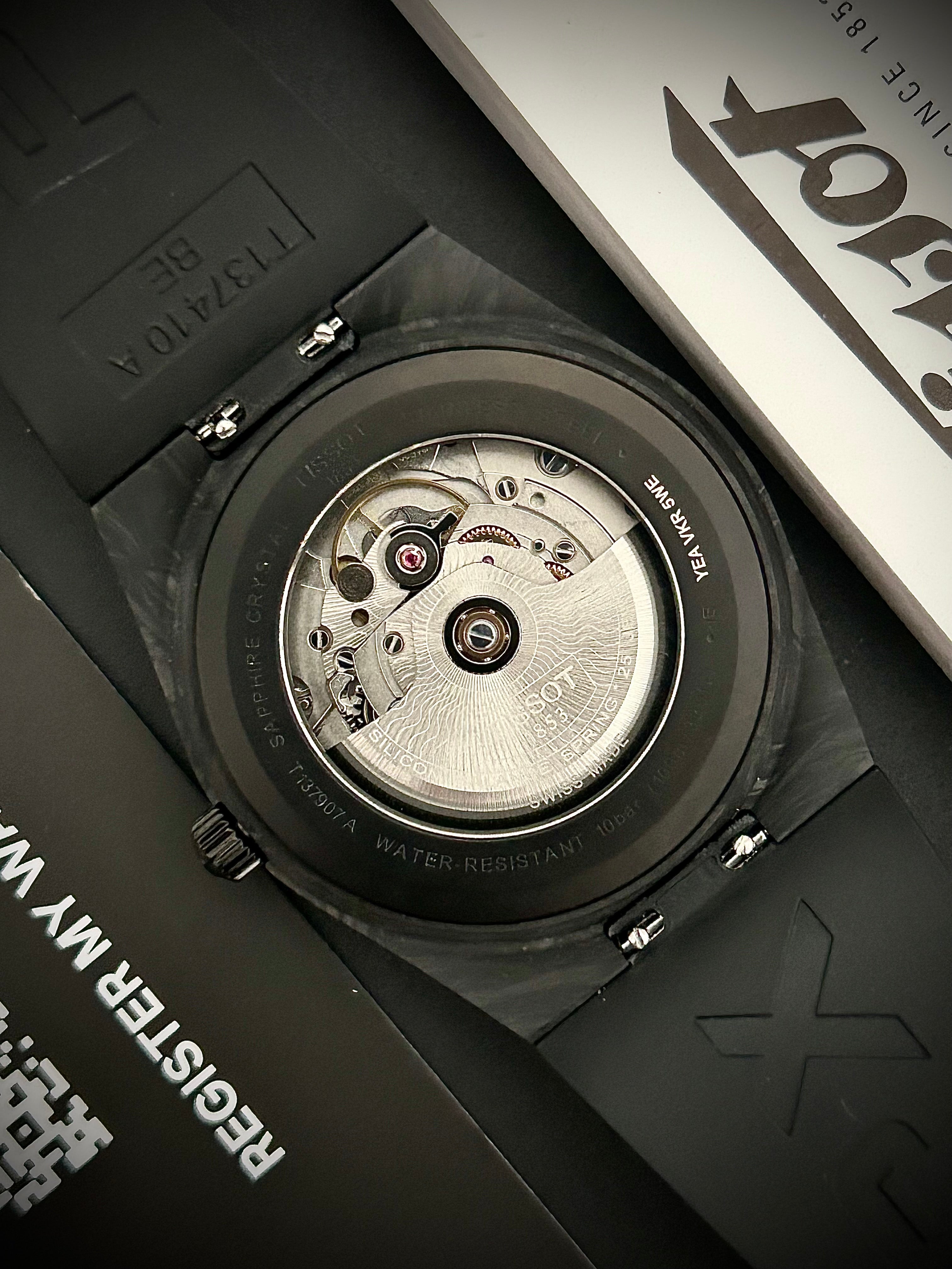 2024 TISSOT PRX POWERMATIC 80 40MM CARBON, FULL SET, INC GST