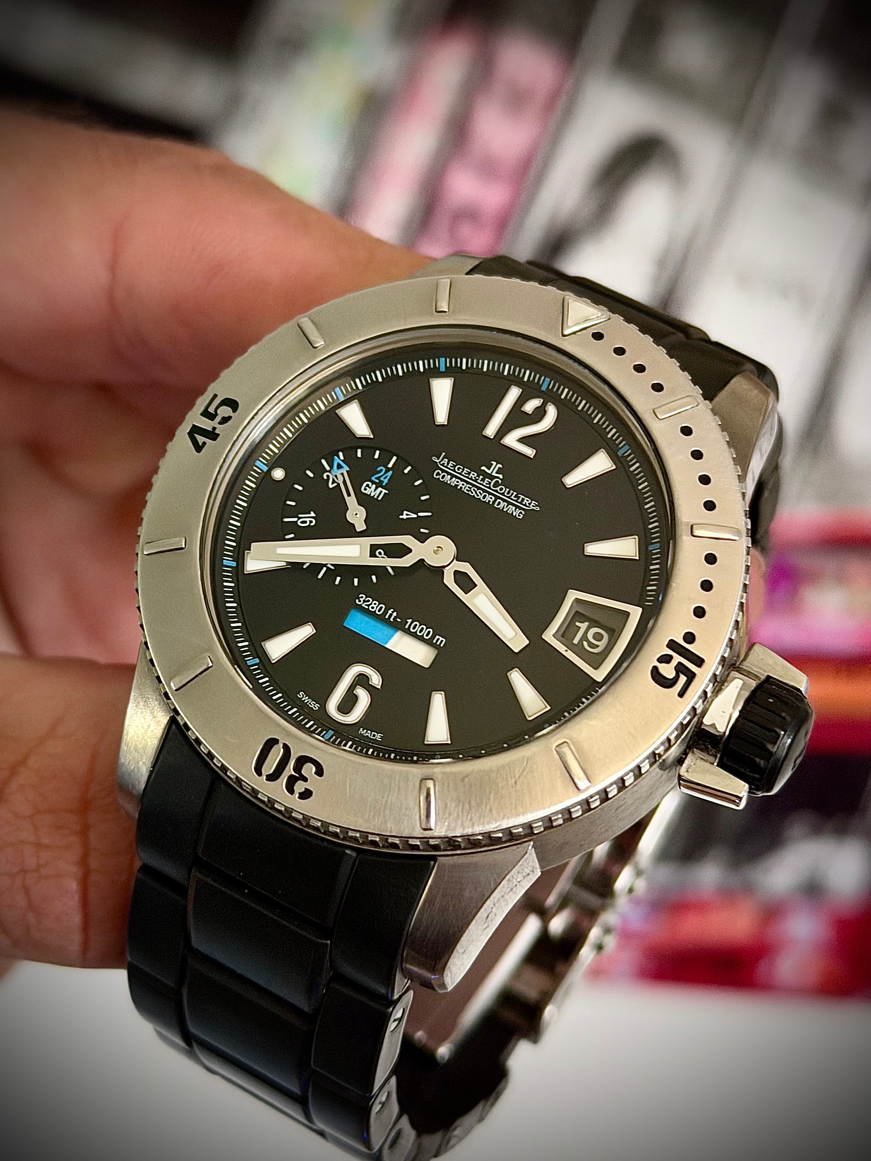 JAEGER-LECOULTRE MASTER COMPRESSOR DIVING GMT, Q187T770, LIMITED EDITION, JLC FACTORY SERVICED 2025, INC GST