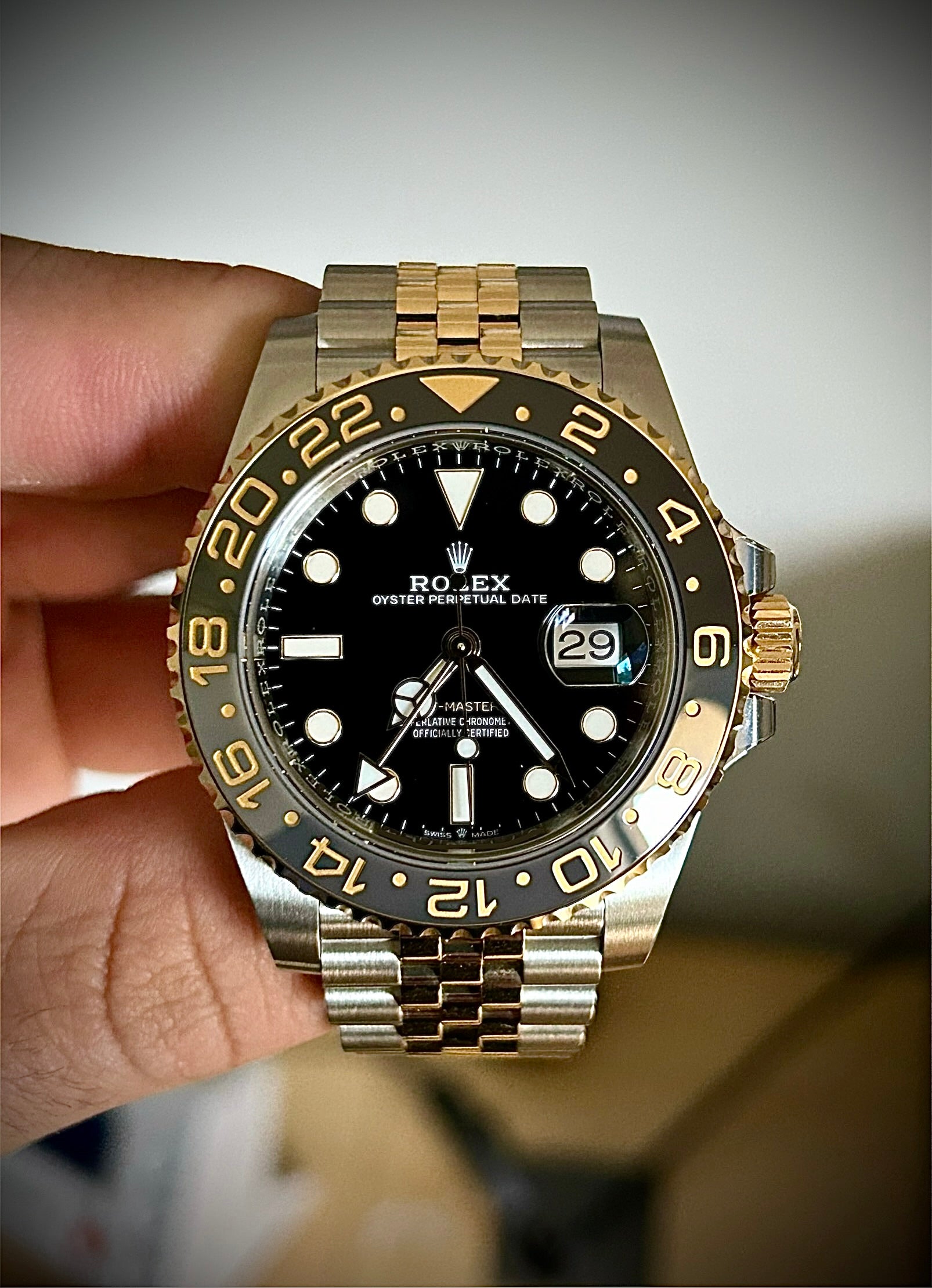 2025 ROLEX GMT MASTER II, ZOMBIE, 126713GRNR, FULL SET, INC GST