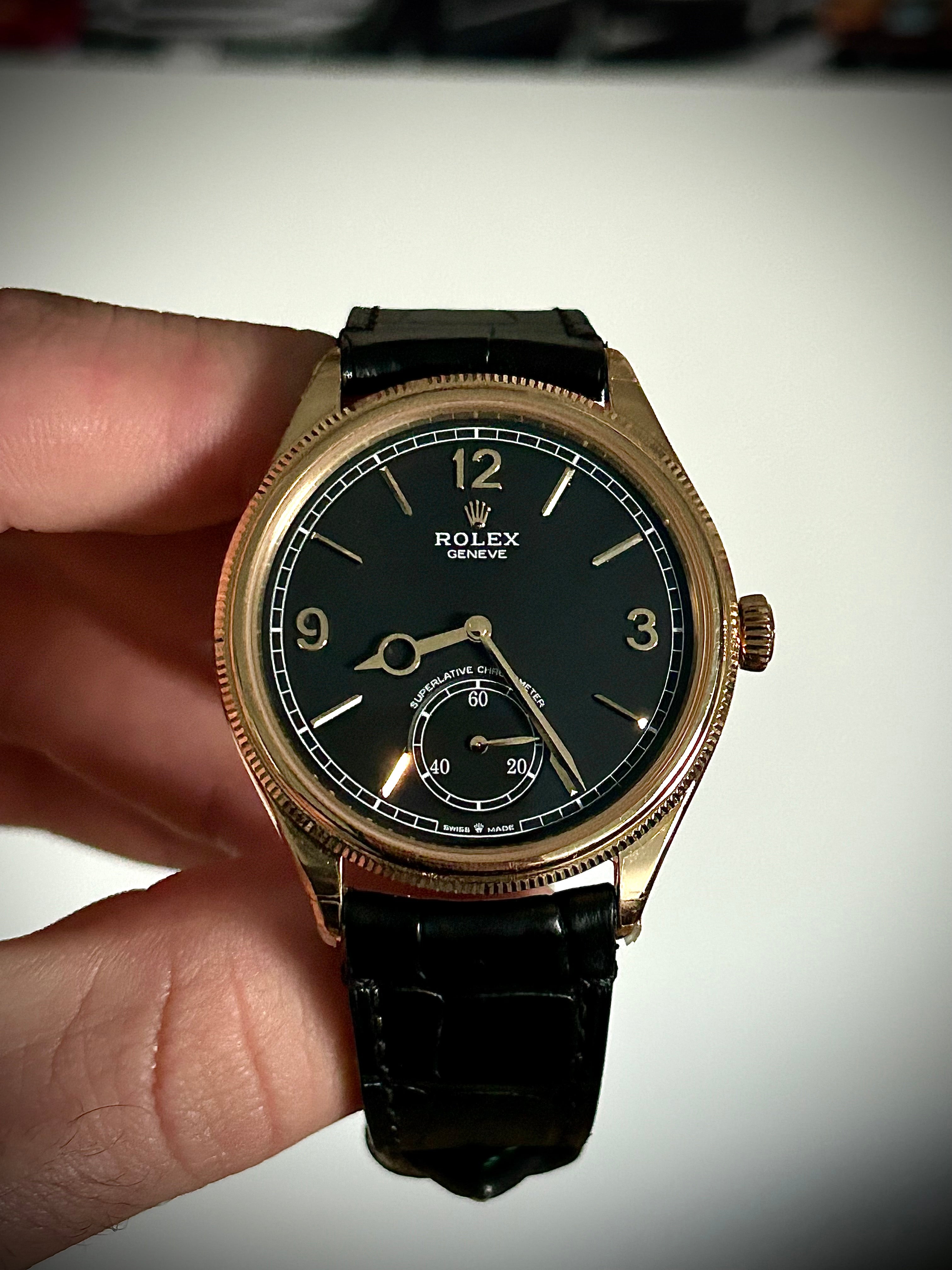 2024 ROLEX PERPETUAL 1908, 52509, YELLOW GOLD, MATTE BLACK DIAL, FULL SET, BRAND NEW, INC GST