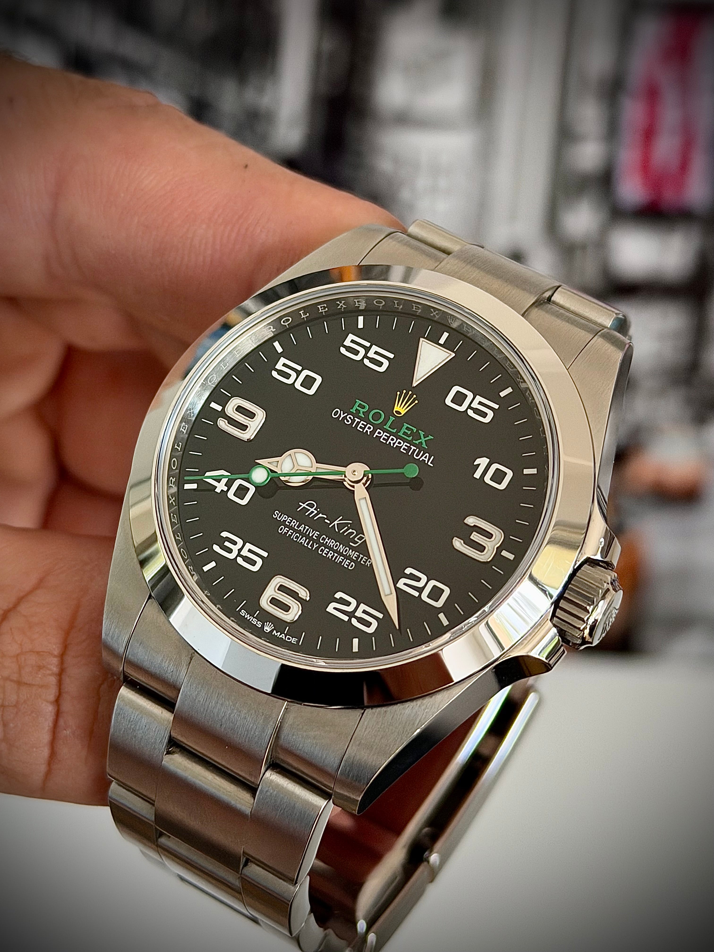 2022 ROLEX AIR KING, 126900, FULL SET, INC GST