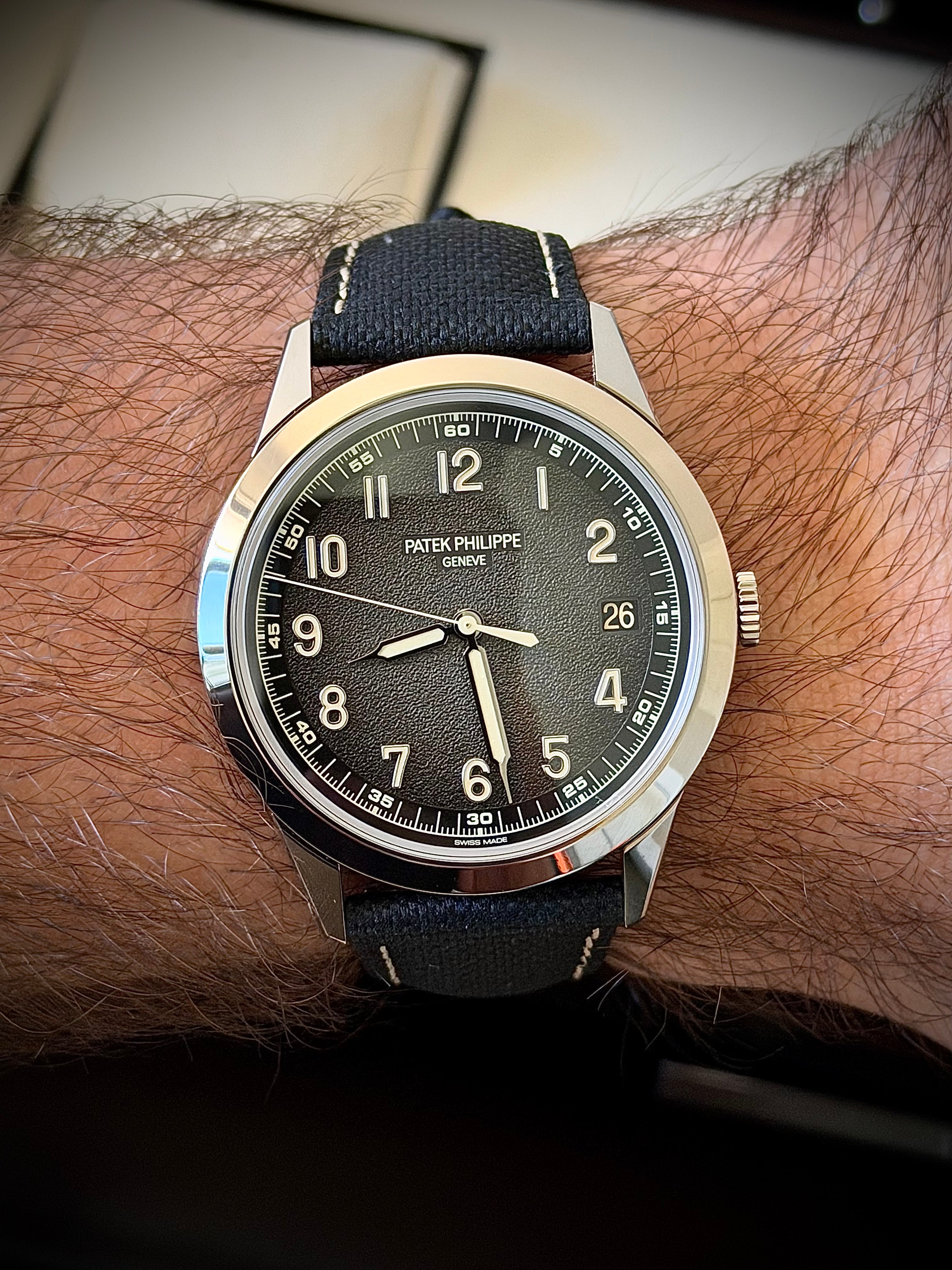 2023 PATEK PHILIPPE CALATRAVA, 5226G-001, FULL SET, MINT CONDITION, INC GST