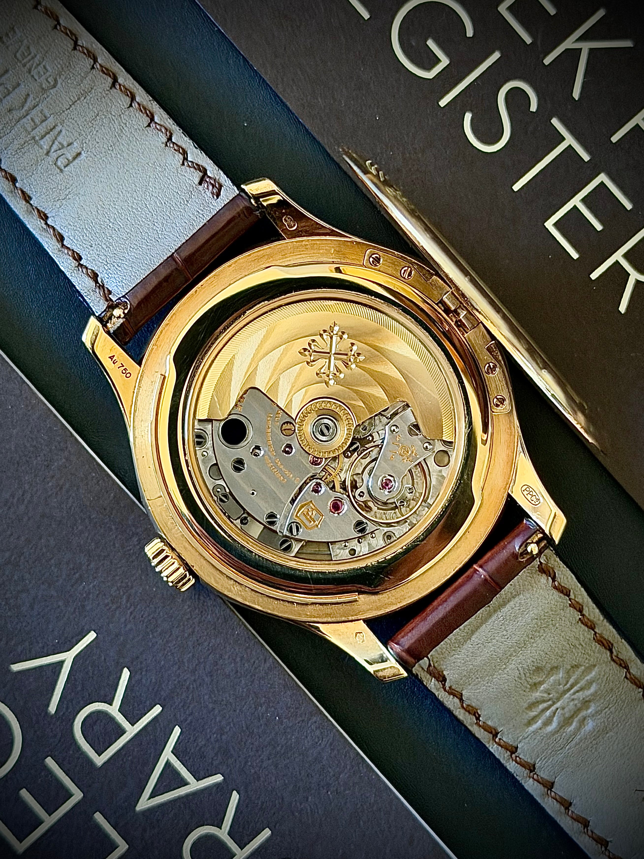 2013 PATEK PHILIPPE CALATRAVA, 5227J-001, 18CT YELLOW GOLD, FULL SET, PATEK SERVICED, ORIGINAL PURCHASE RECEIPT, INC GST