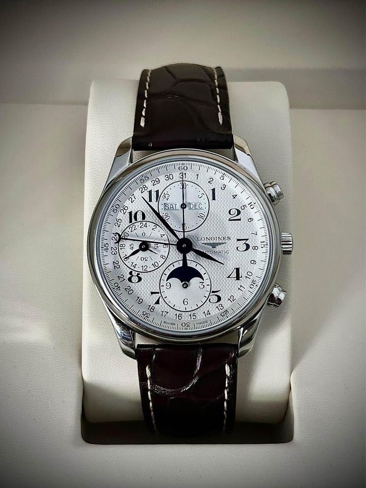 2021 LONGINES MASTER COLLECTION MOON-PHASE, L2.673.4.78.3, FULL SET