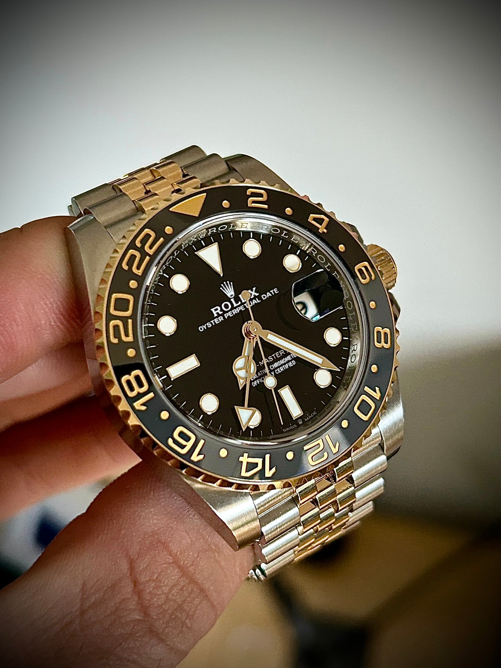 2025 ROLEX GMT MASTER II, ZOMBIE, 126713GRNR, FULL SET, INC GST
