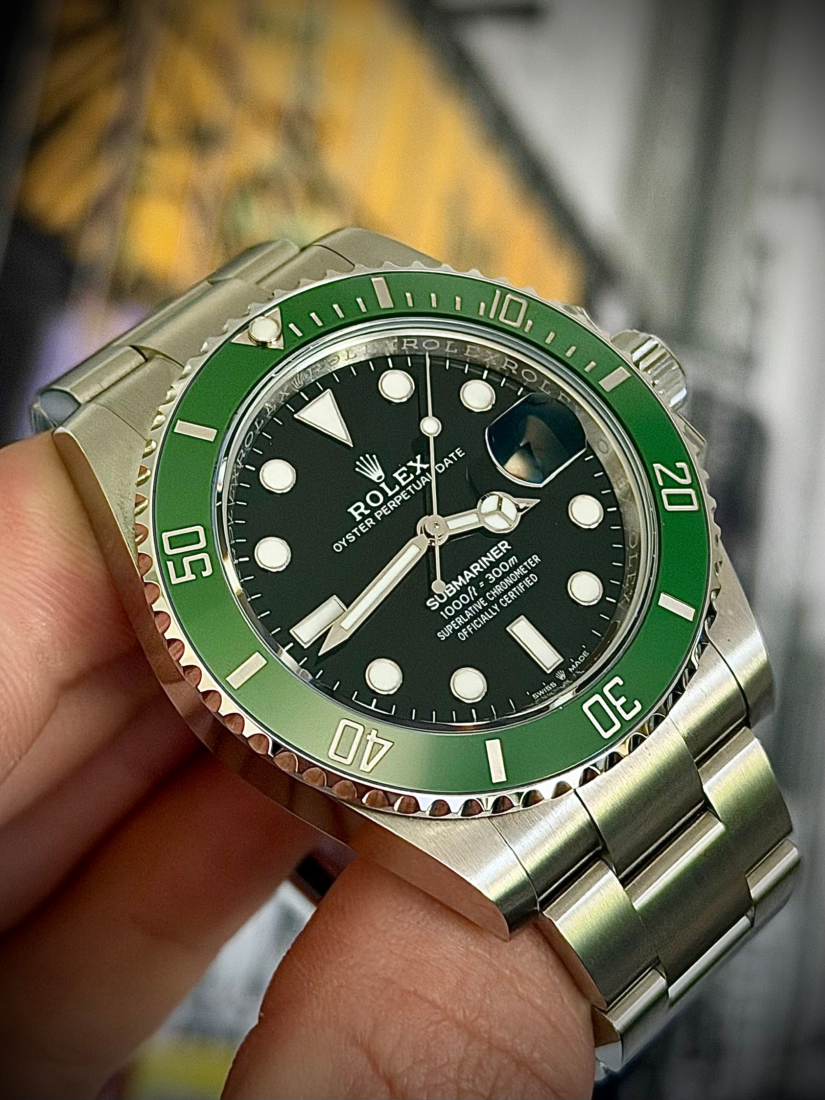 2025 ROLEX SUBMARINER DATE “STARBUCKS”, 126610LV, LIKE NEW, PARTIAL STICKERS, FULL SET, INC GST