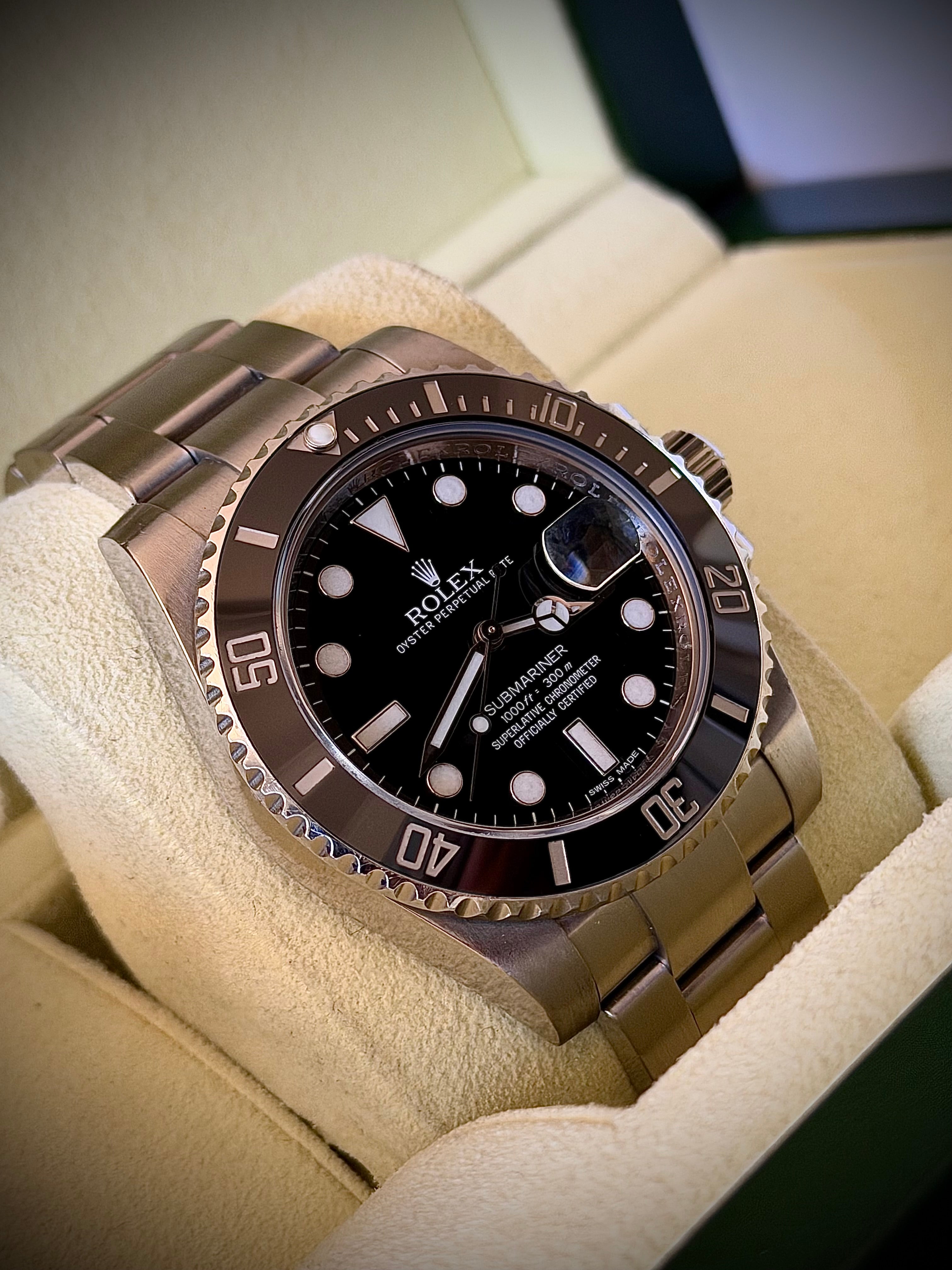 2012 ROLEX SUBMARINER DATE 116610LN, FULL SET, INC GST