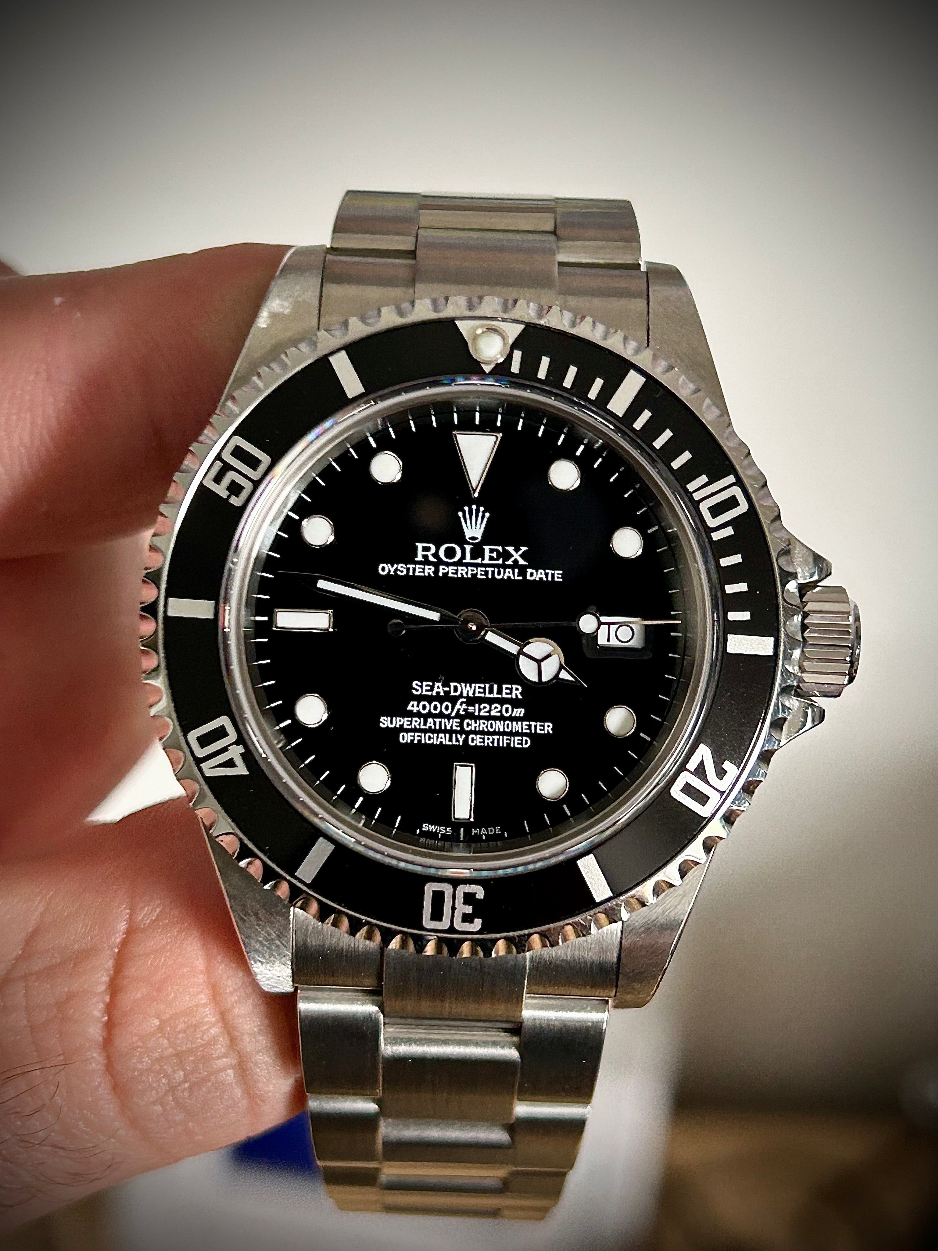 2007 ROLEX SEA-DWELLER 16600, FULL SET, INC GST