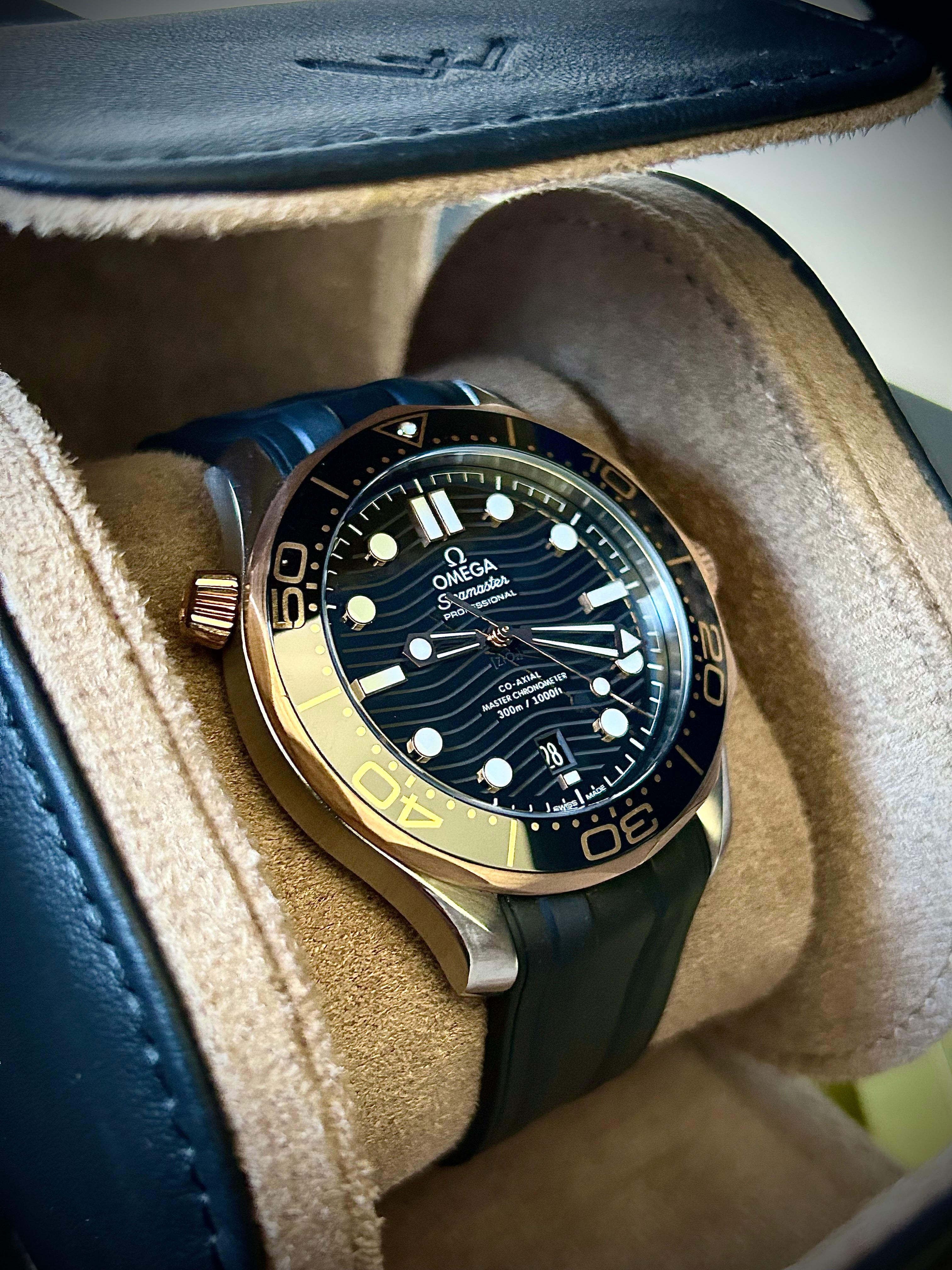 CIRCA 2021 OMEGA SEAMASTER 300, SEDNA, SERVICED, WATCH AND BOX, INC GST