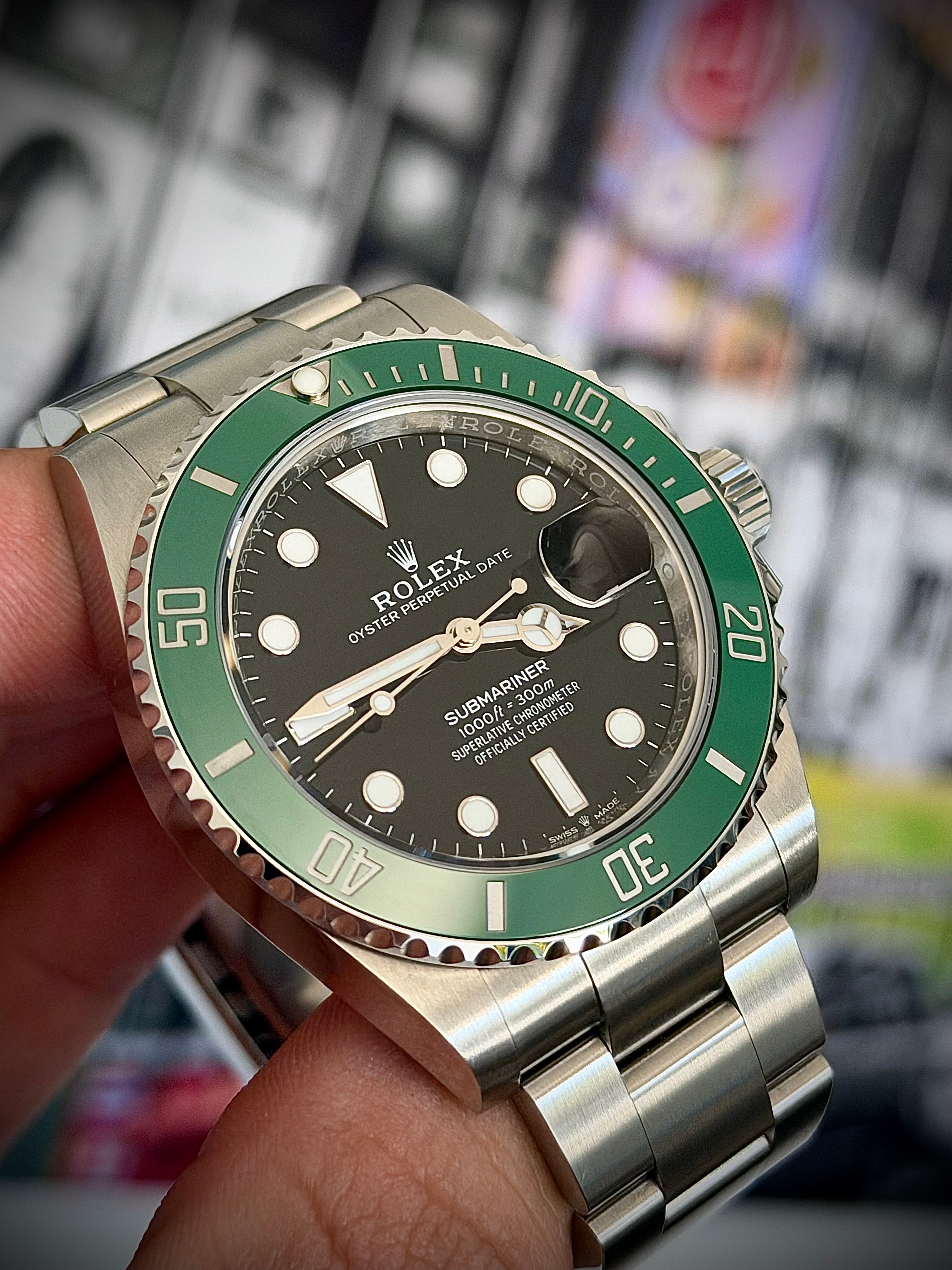 2023 ROLEX SUBMARINER DATE, STARBUCKS, 126610LV, STARBUCKS, FULL SET, INC GST
