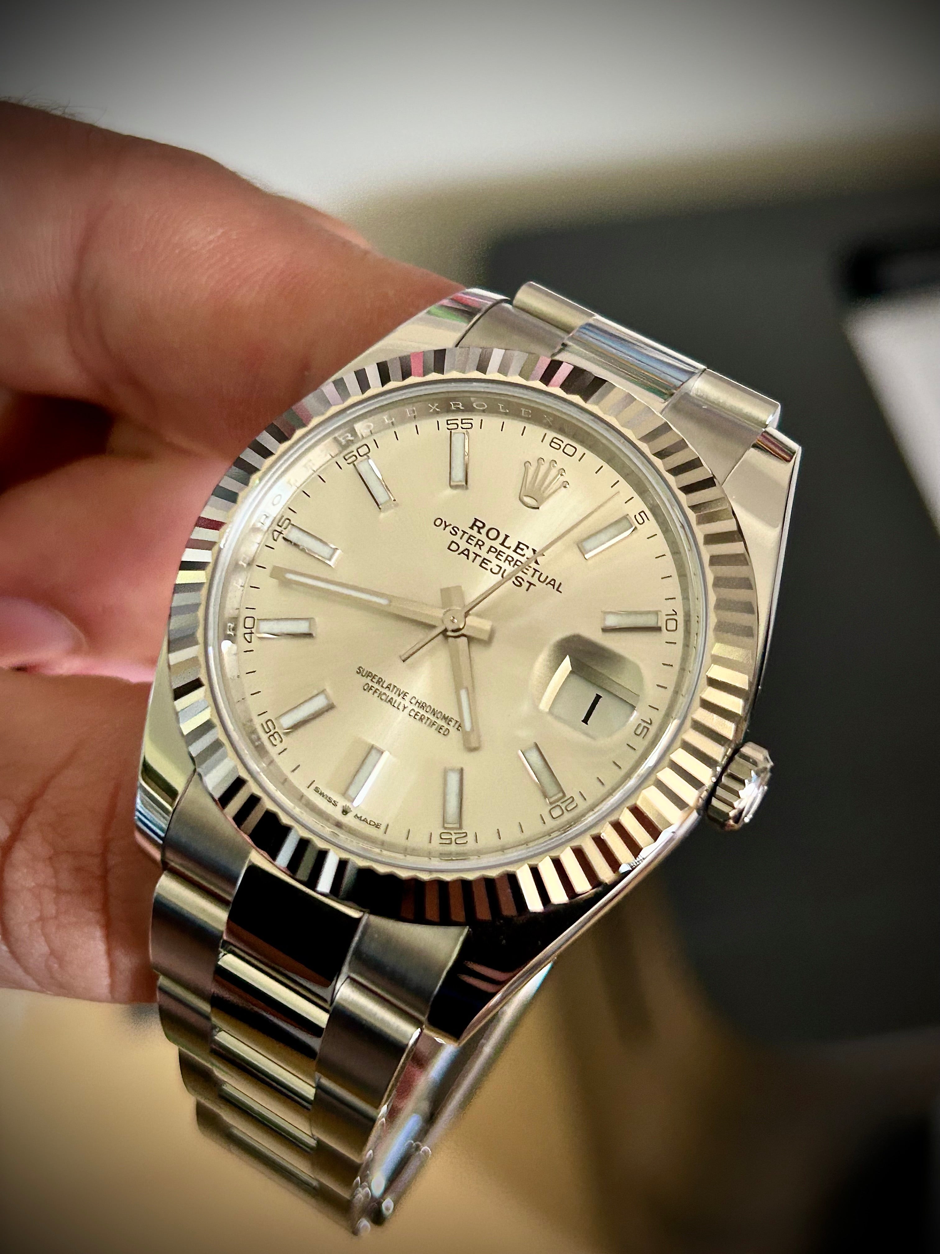 2025 ROLEX DATEJUST 41, 126334, FULL SET, INC GST